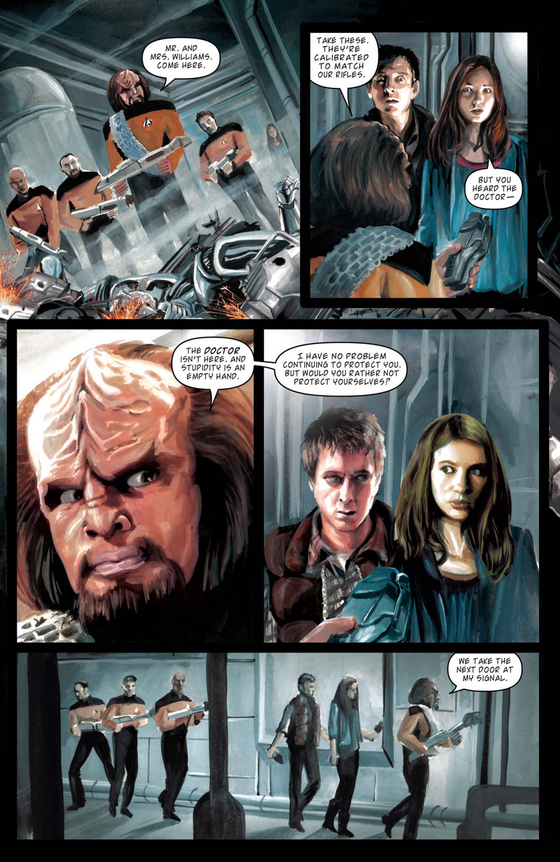 Read online Star Trek: The Next Generation/Doctor Who: Assimilation² comic -  Issue #7 - 23