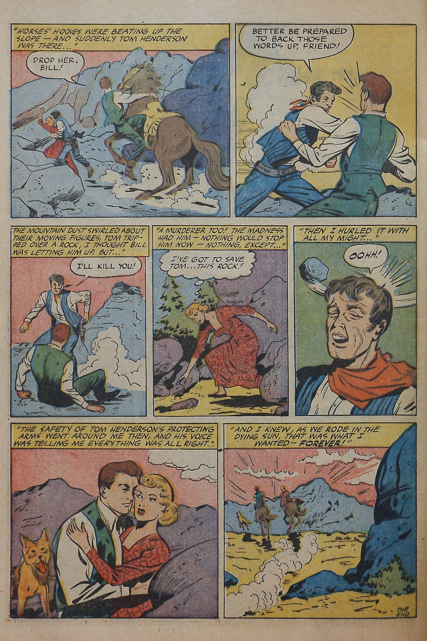 Read online Cowgirl Romances (1950) comic -  Issue #10 - 8