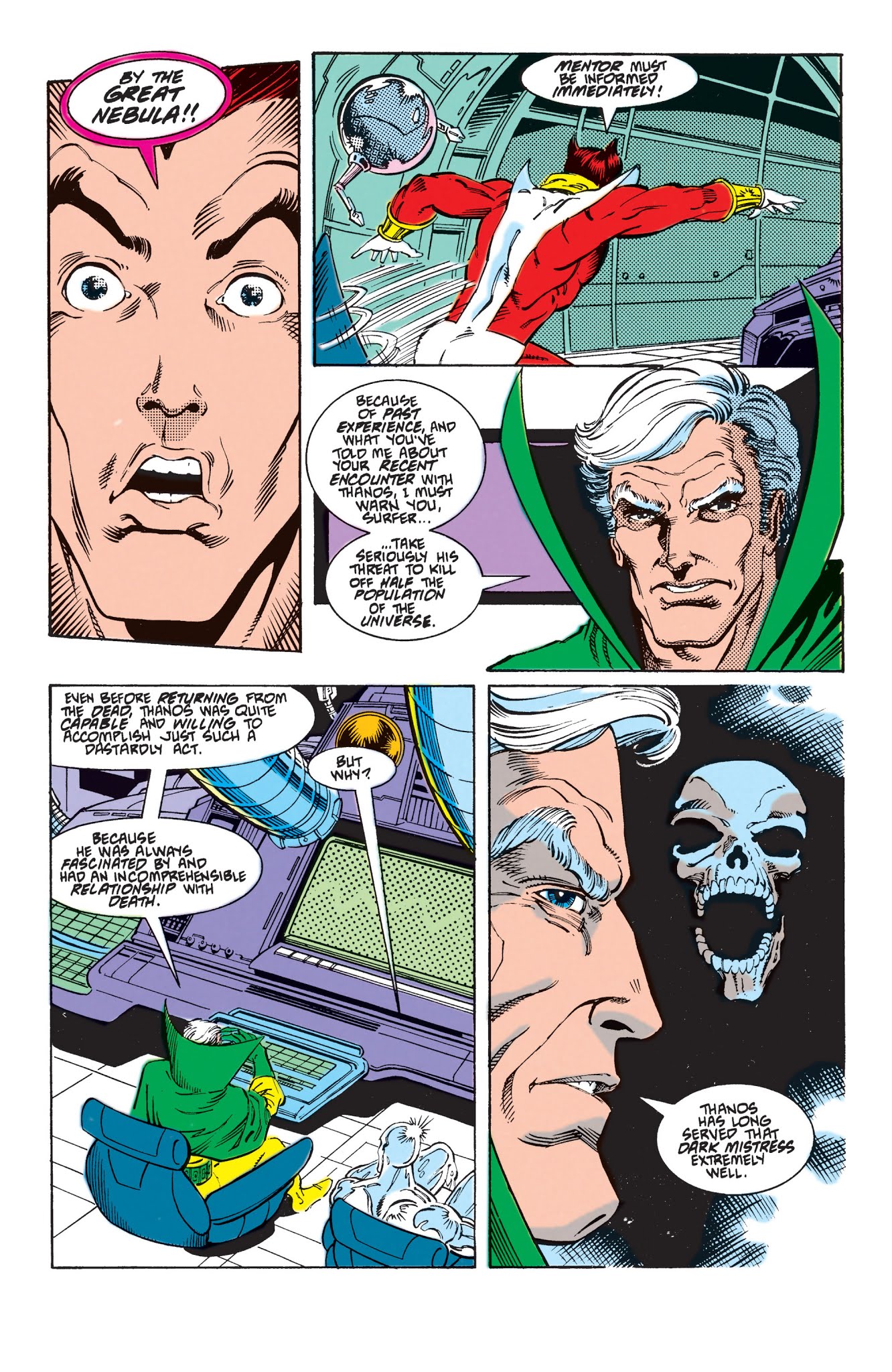 Read online Silver Surfer (1987) comic -  Issue # _TPB Silver Surfer - Rebirth of Thanos (Part 1) - 79