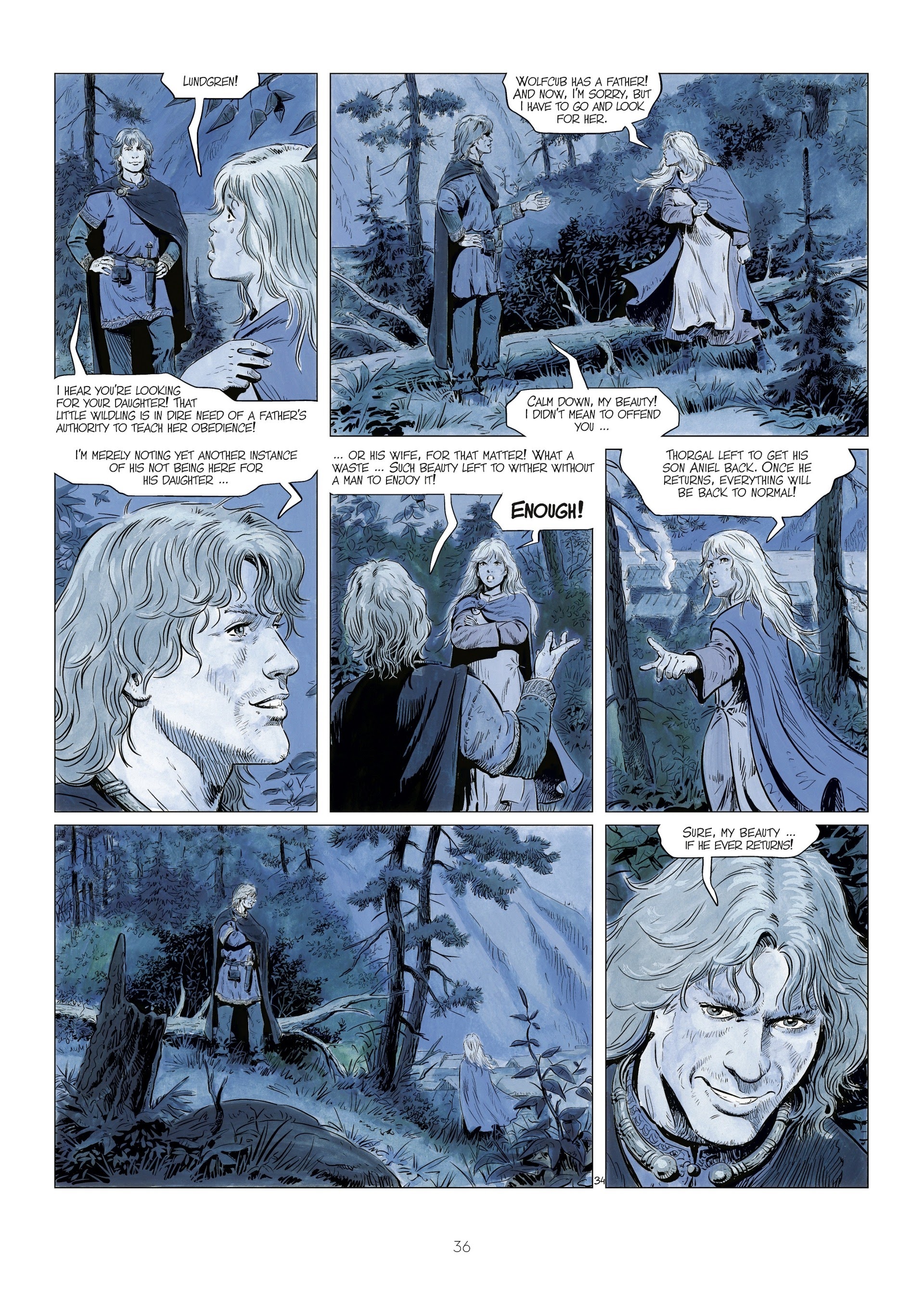 Read online The World of Thorgal: Wolfcub comic -  Issue #1 - 38