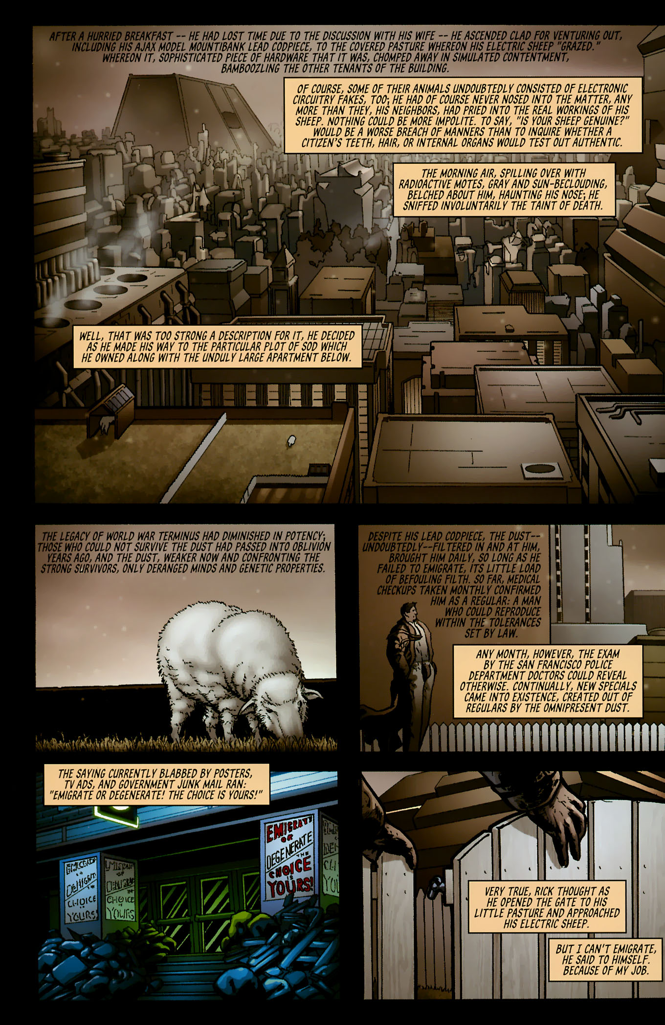 Read online Do Androids Dream of Electric Sheep? comic -  Issue #1 - 12