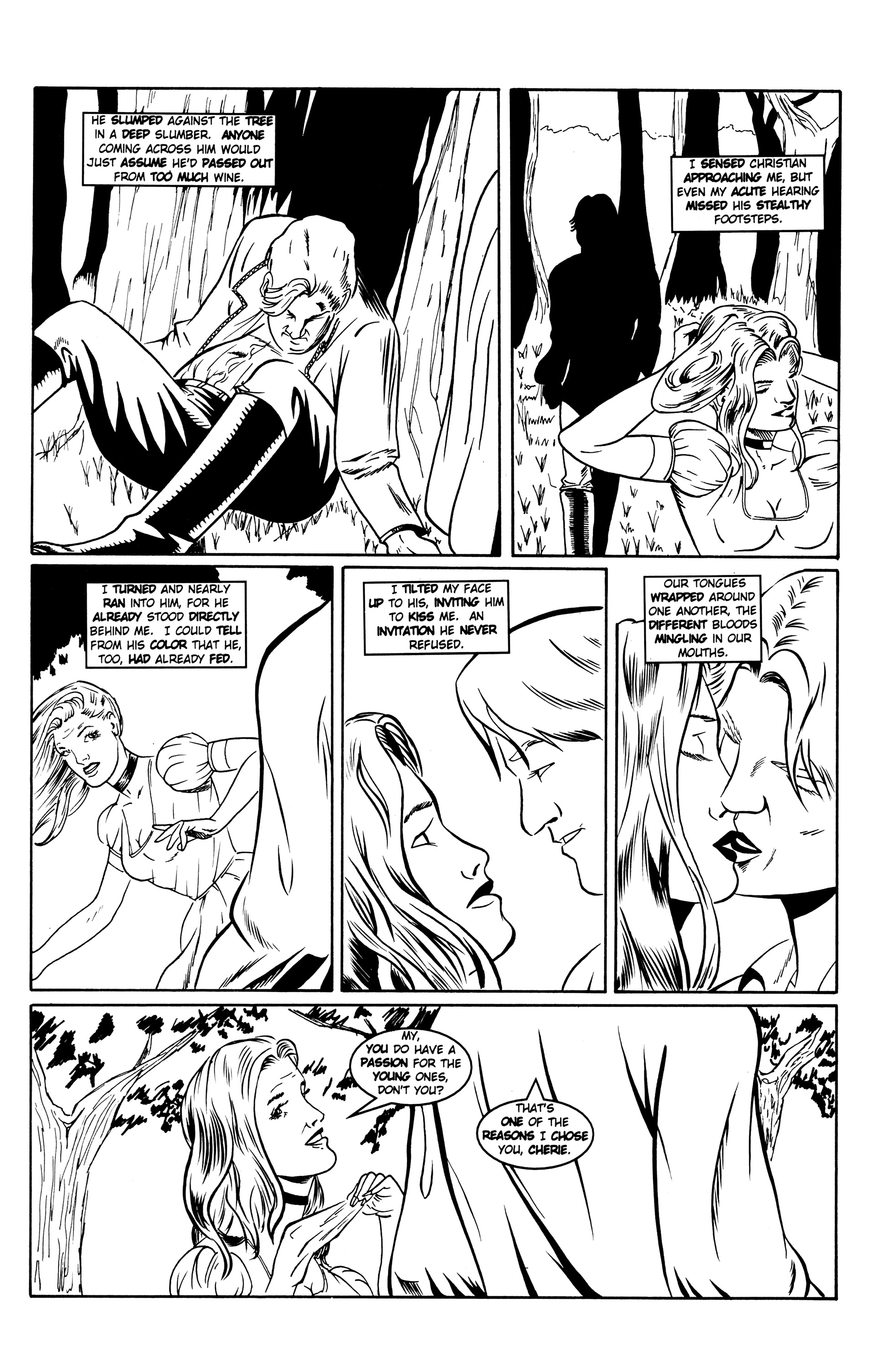 Read online Vamperotica comic -  Issue #46 - 18