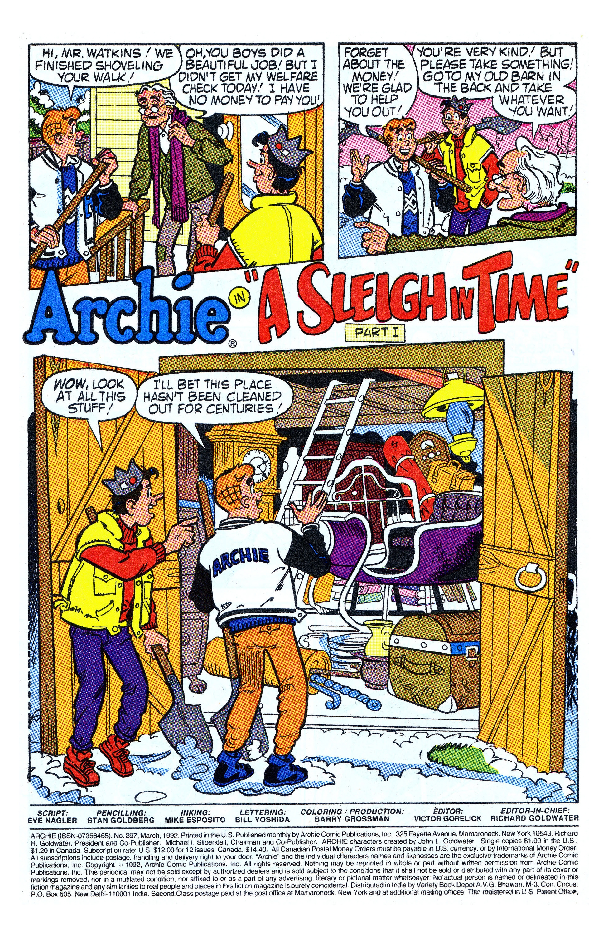 Read online Archie (1960) comic -  Issue #397 - 2