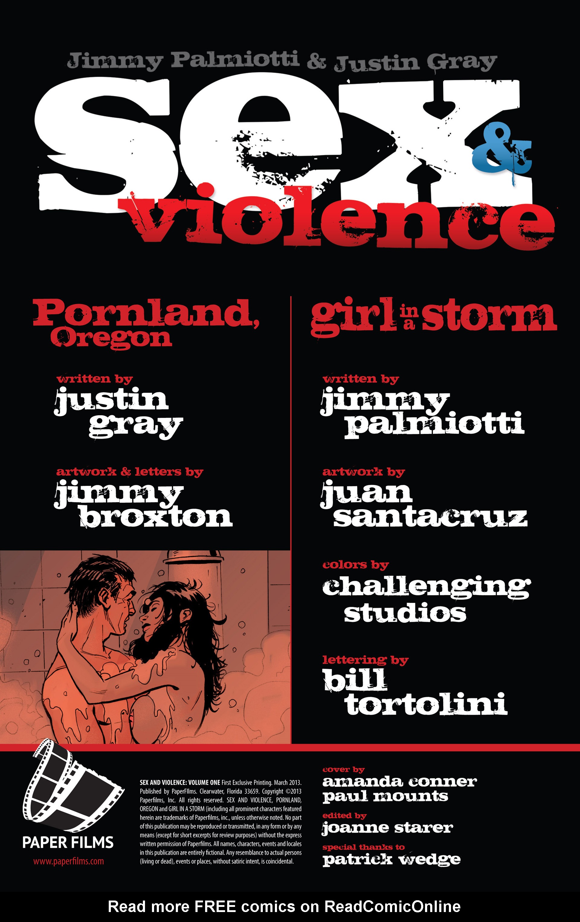 Read online Sex and Violence comic -  Issue # Full - 2