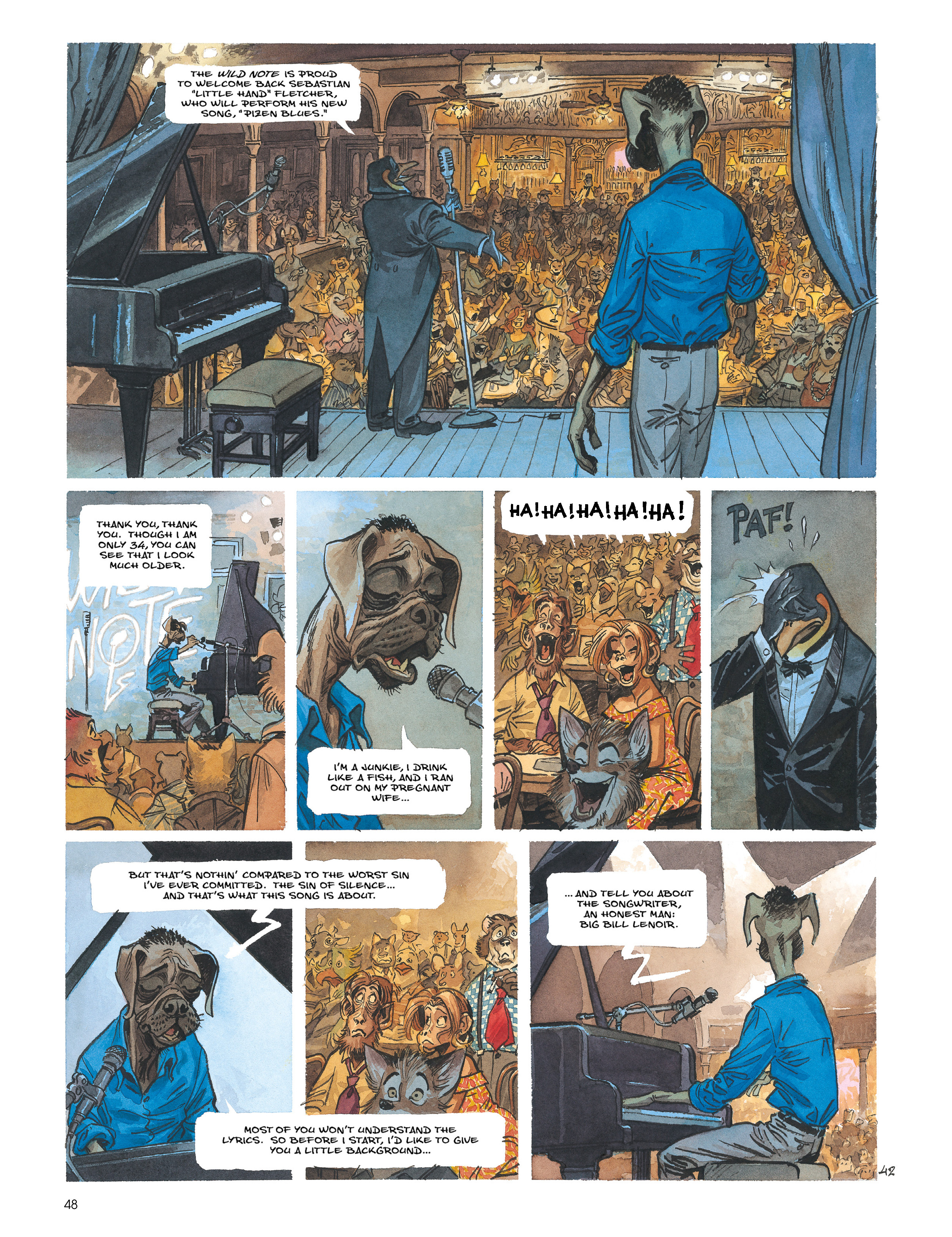 Read online Blacksad: A Silent Hell comic -  Issue # TPB - 49