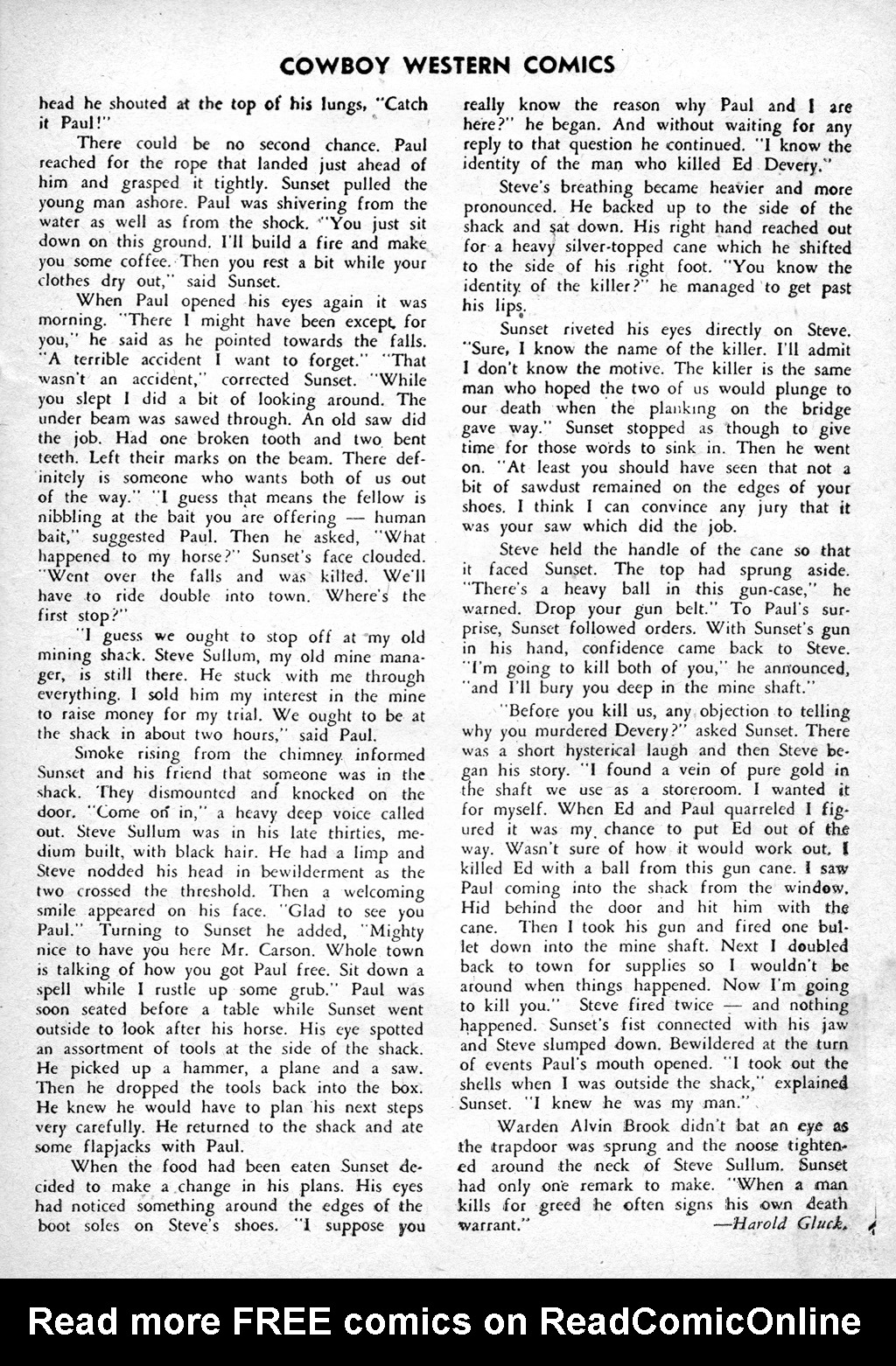 Read online Cowboy Western Comics (1948) comic -  Issue #30 - 21