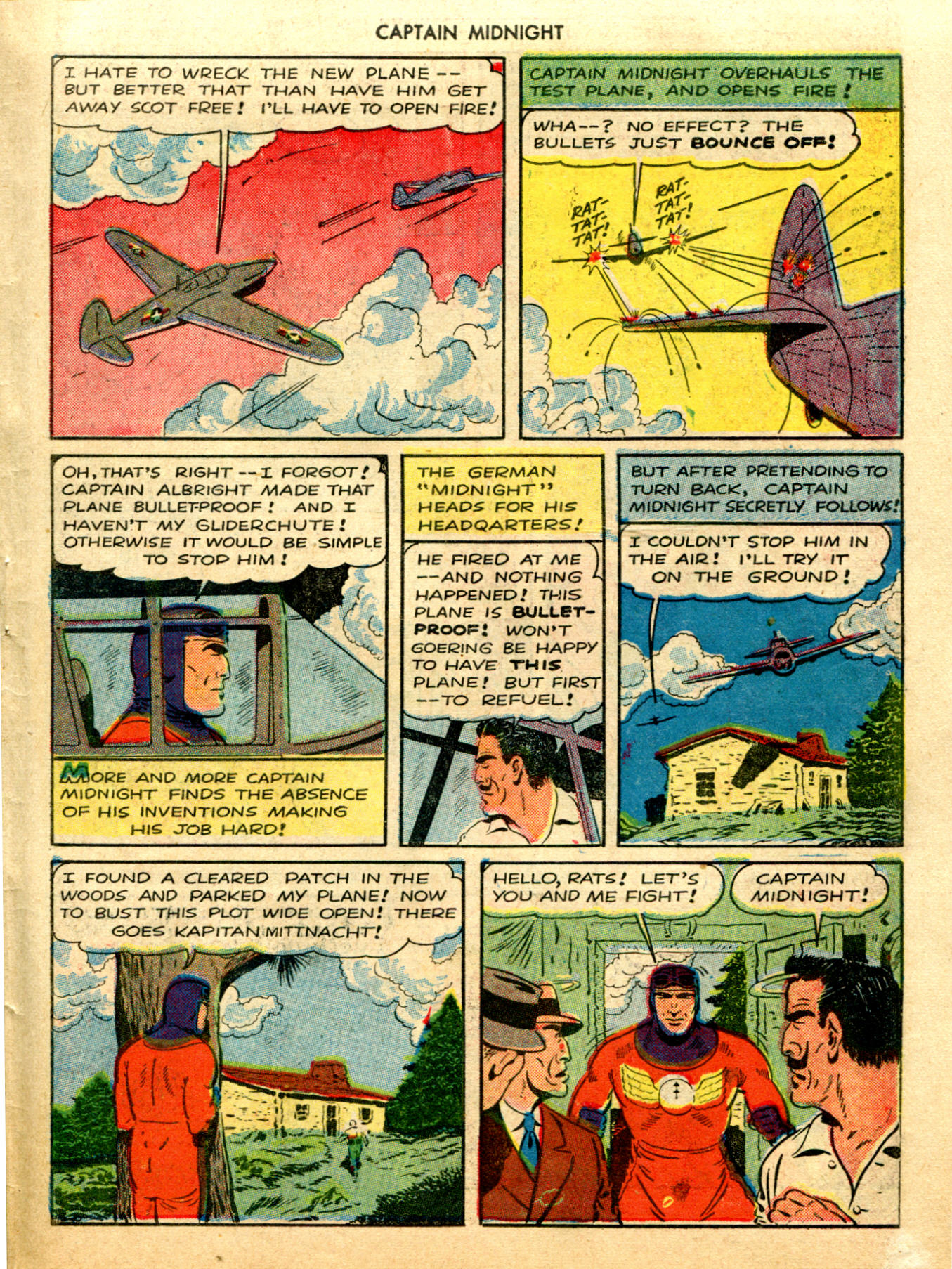 Read online Captain Midnight (1942) comic -  Issue #18 - 43