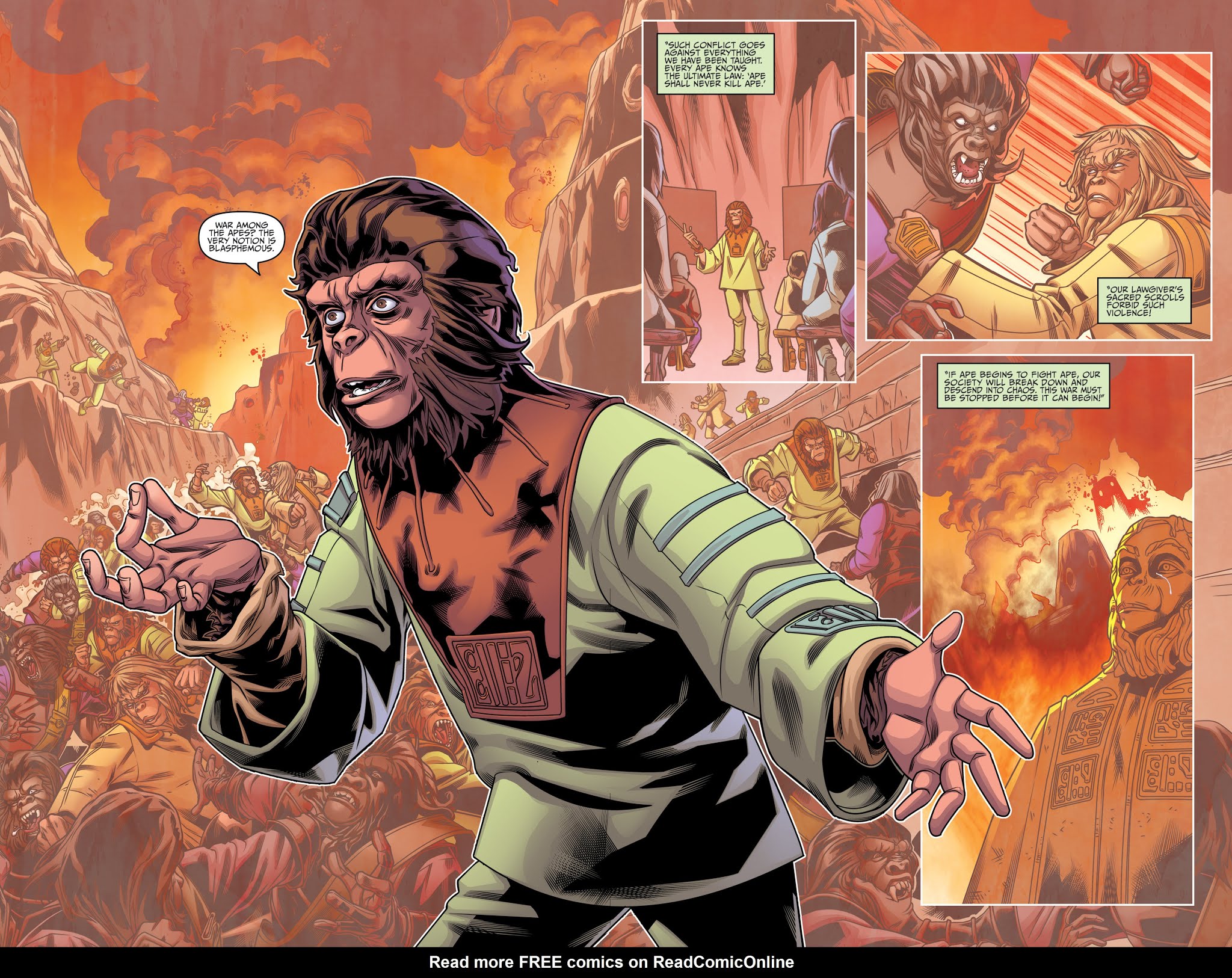 Read online Star Trek/Planet of the Apes: The Primate Directive comic -  Issue #4 - 8