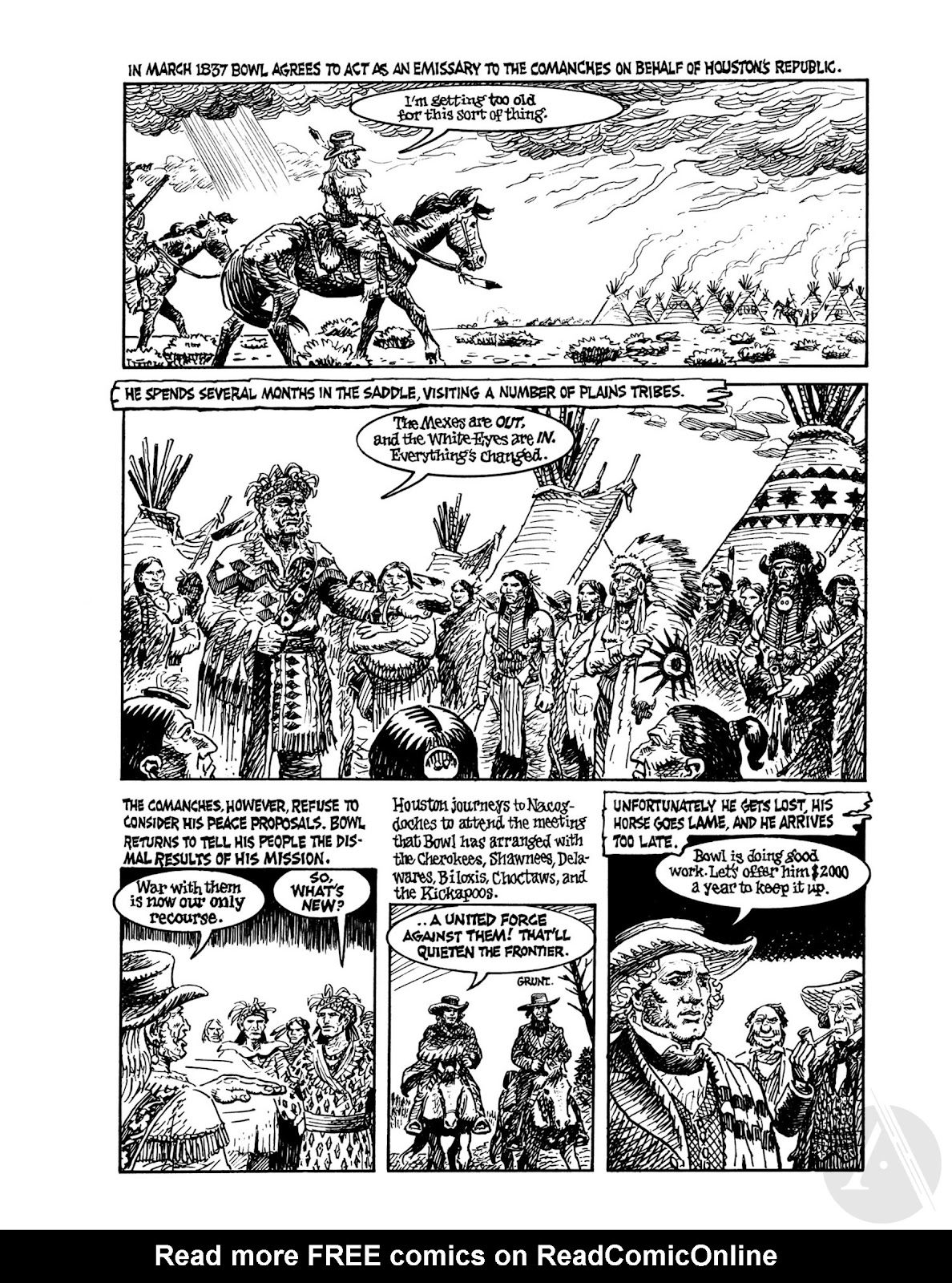 Indian Lover: Sam Houston & the Cherokees issue TPB - Page 73