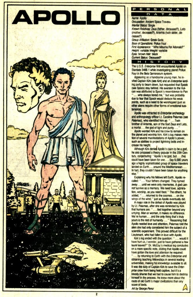 Read online Who's Who in Star Trek comic -  Issue #1 - 4