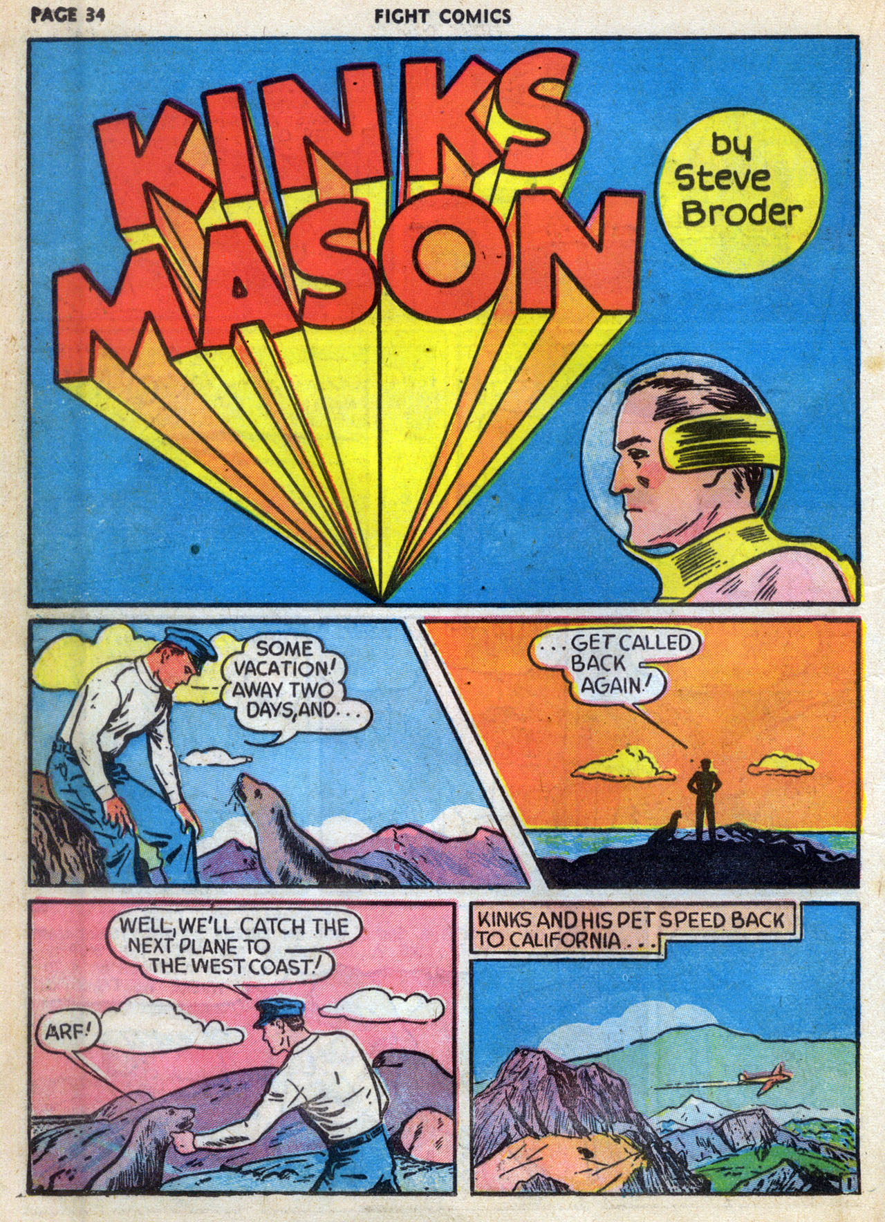 Read online Fight Comics comic -  Issue #9 - 36