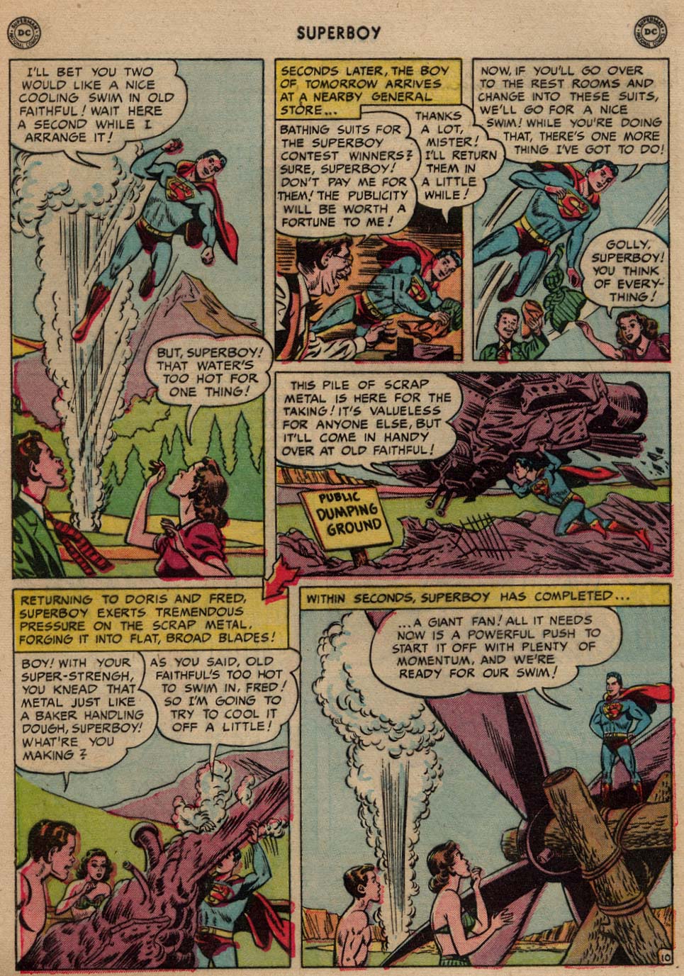 Read online Superboy (1949) comic -  Issue #7 - 11