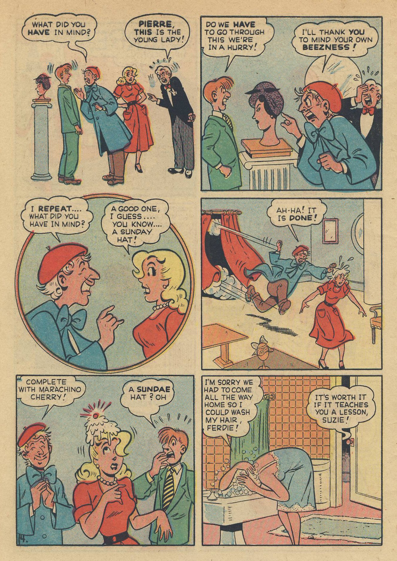 Read online Pep Comics comic -  Issue #90 - 14