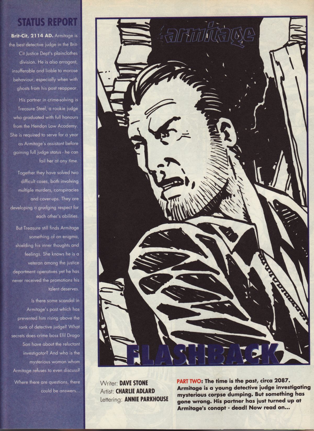 Read online Judge Dredd: The Megazine (vol. 2) comic -  Issue #20 - 23
