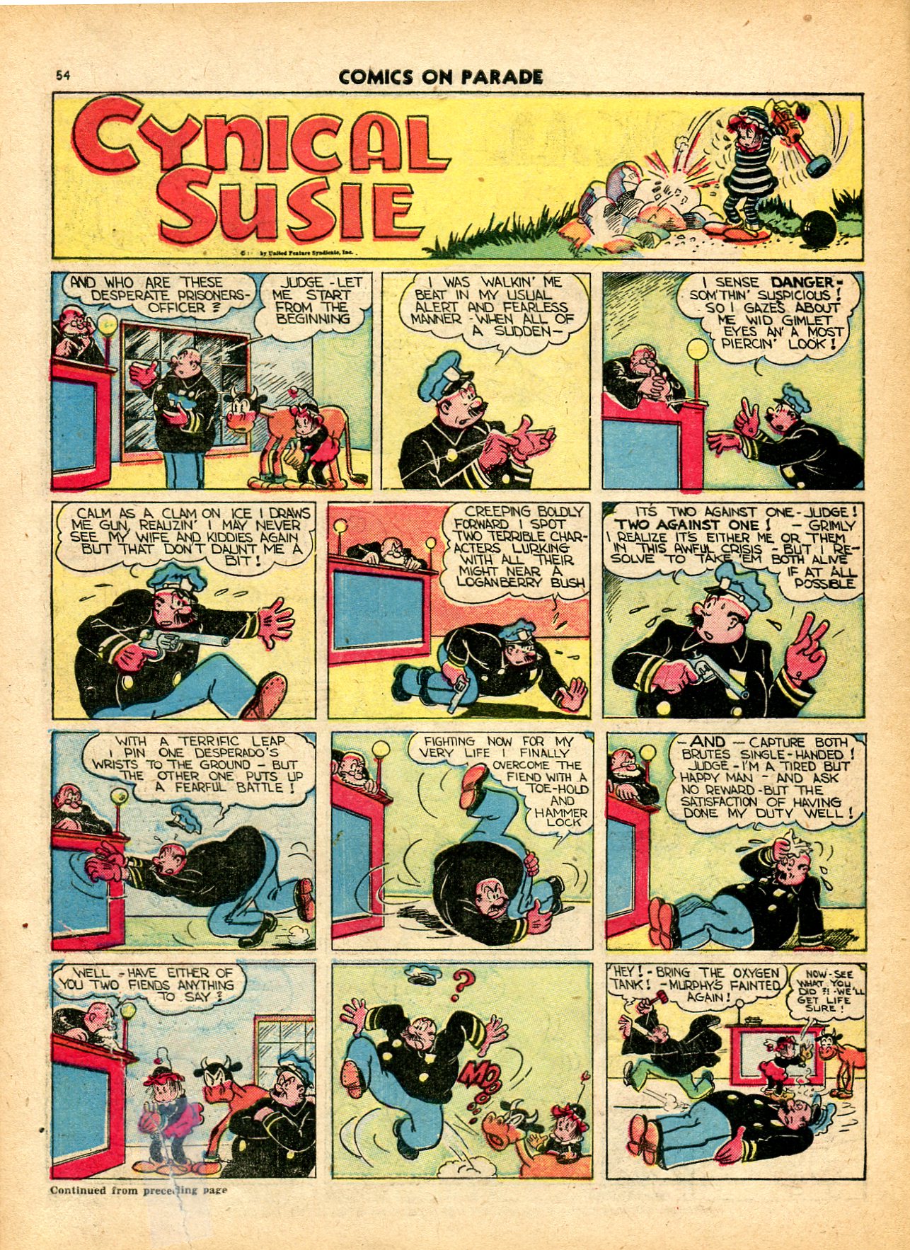 Read online Comics on Parade comic -  Issue #21 - 56