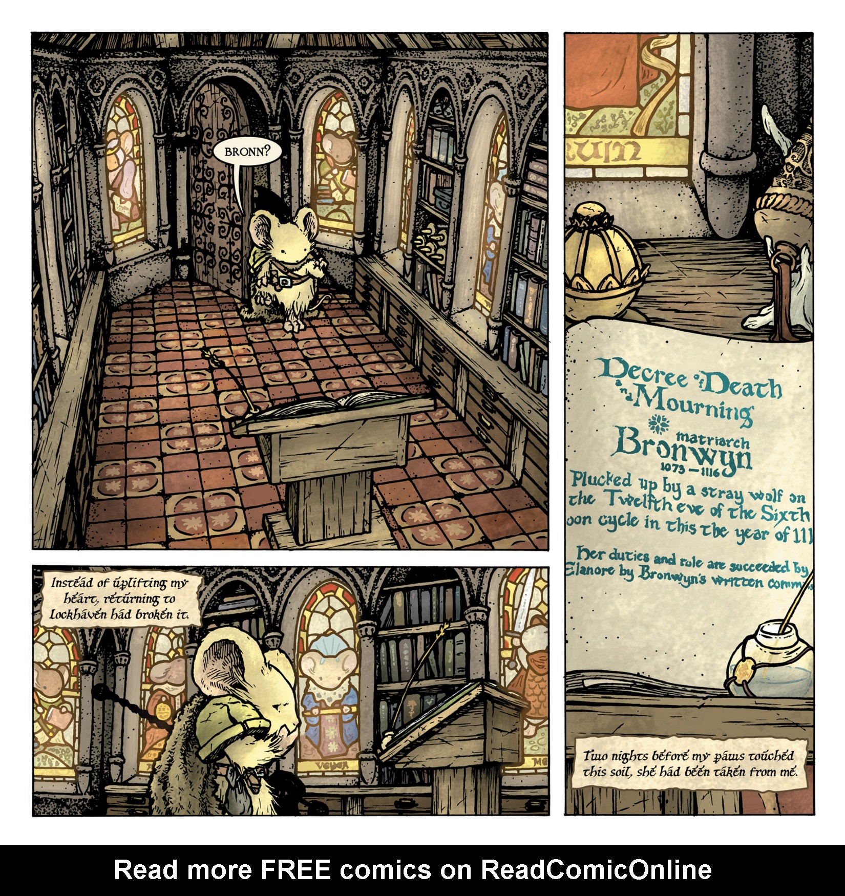 Read online Mouse Guard: The Black Axe comic -  Issue #5 - 23