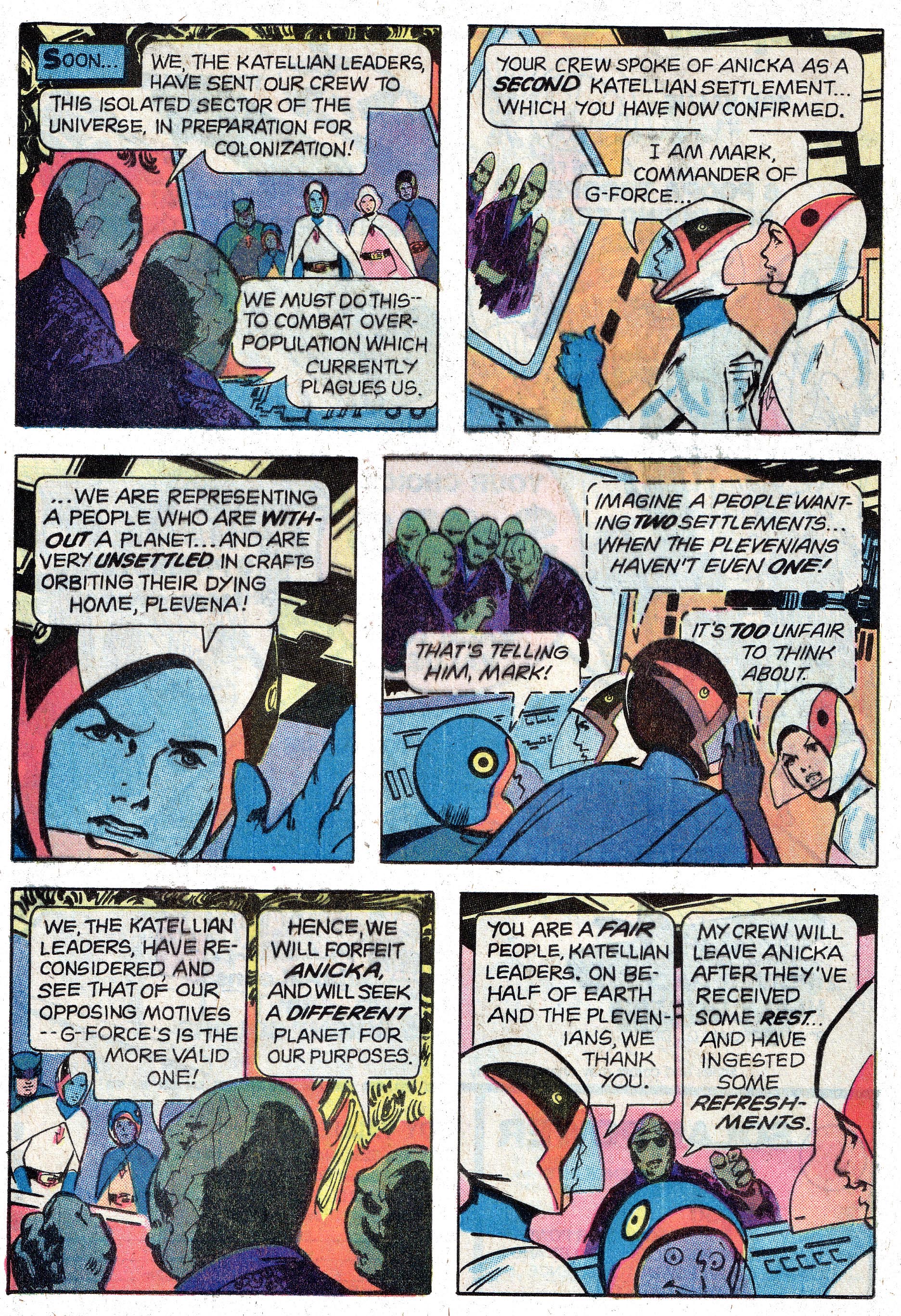 Read online Battle of the Planets (1979) comic -  Issue #10 - 14