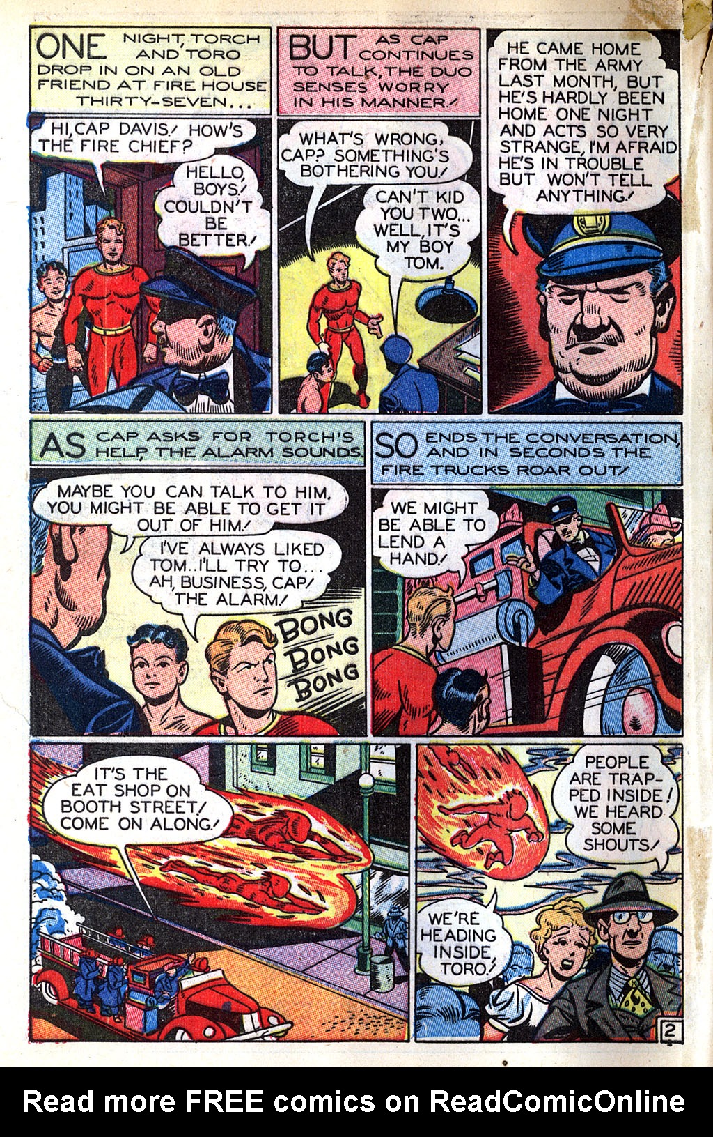 Read online The Human Torch (1940) comic -  Issue #25 - 4