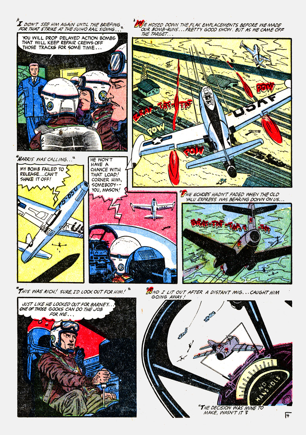 Read online War Birds (1952) comic -  Issue #3 - 15