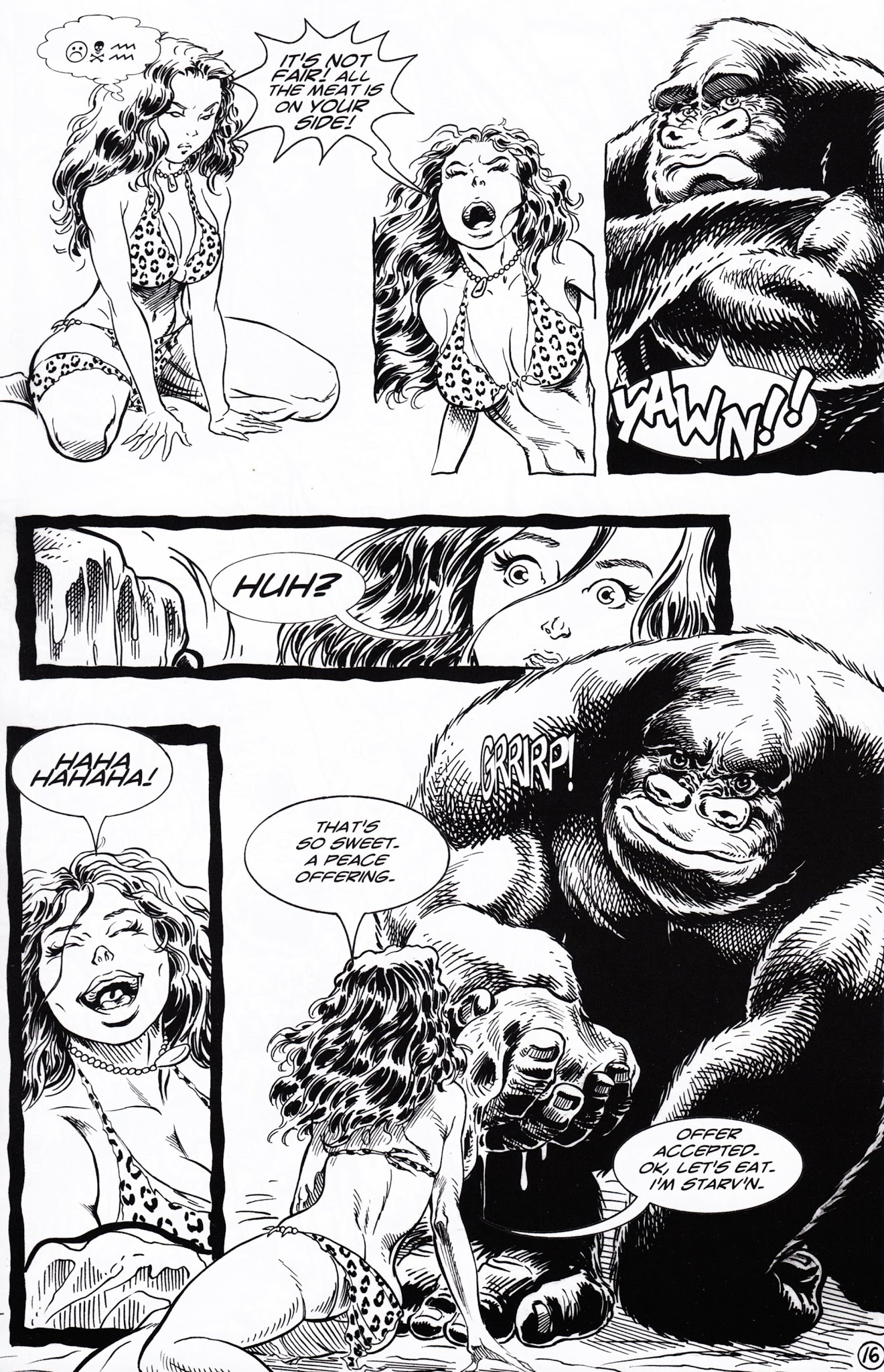 Read online Cavewoman: Journey comic -  Issue #1 - 18
