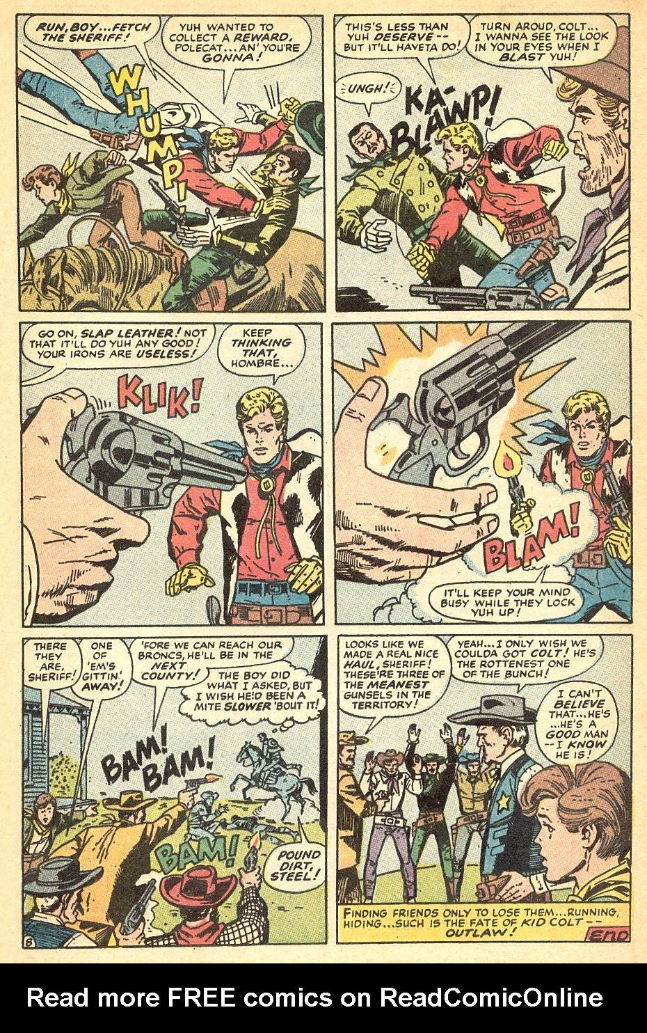Read online Kid Colt Outlaw comic -  Issue #140 - 13