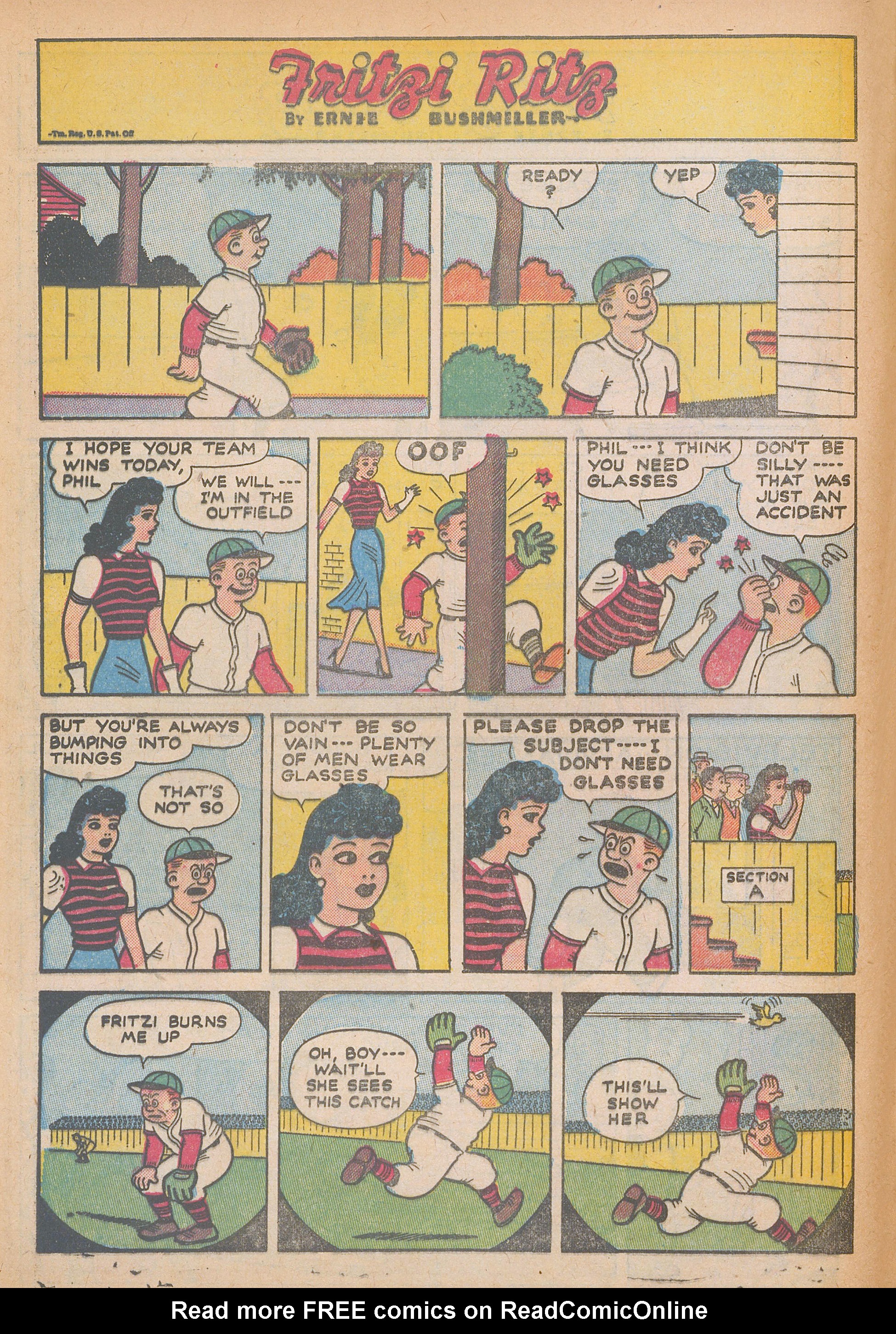 Read online Fritzi Ritz (1953) comic -  Issue #54 - 14