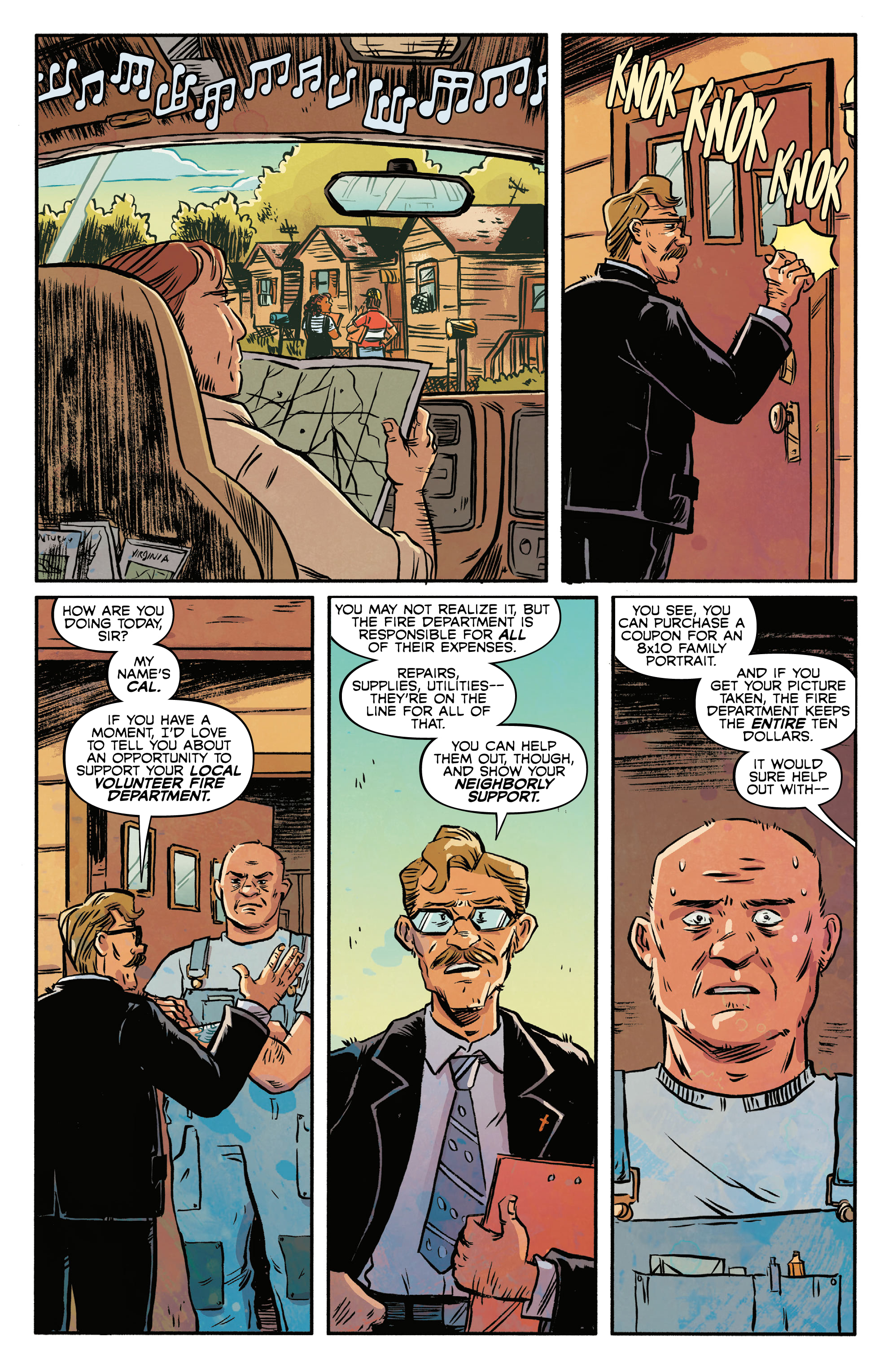 Read online Door to Door, Night by Night comic -  Issue #2 - 8