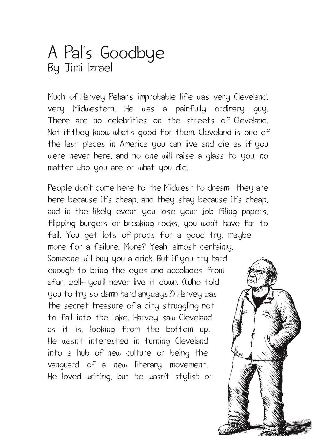 Read online Harvey Pekar's Cleveland comic -  Issue # TPB - 123