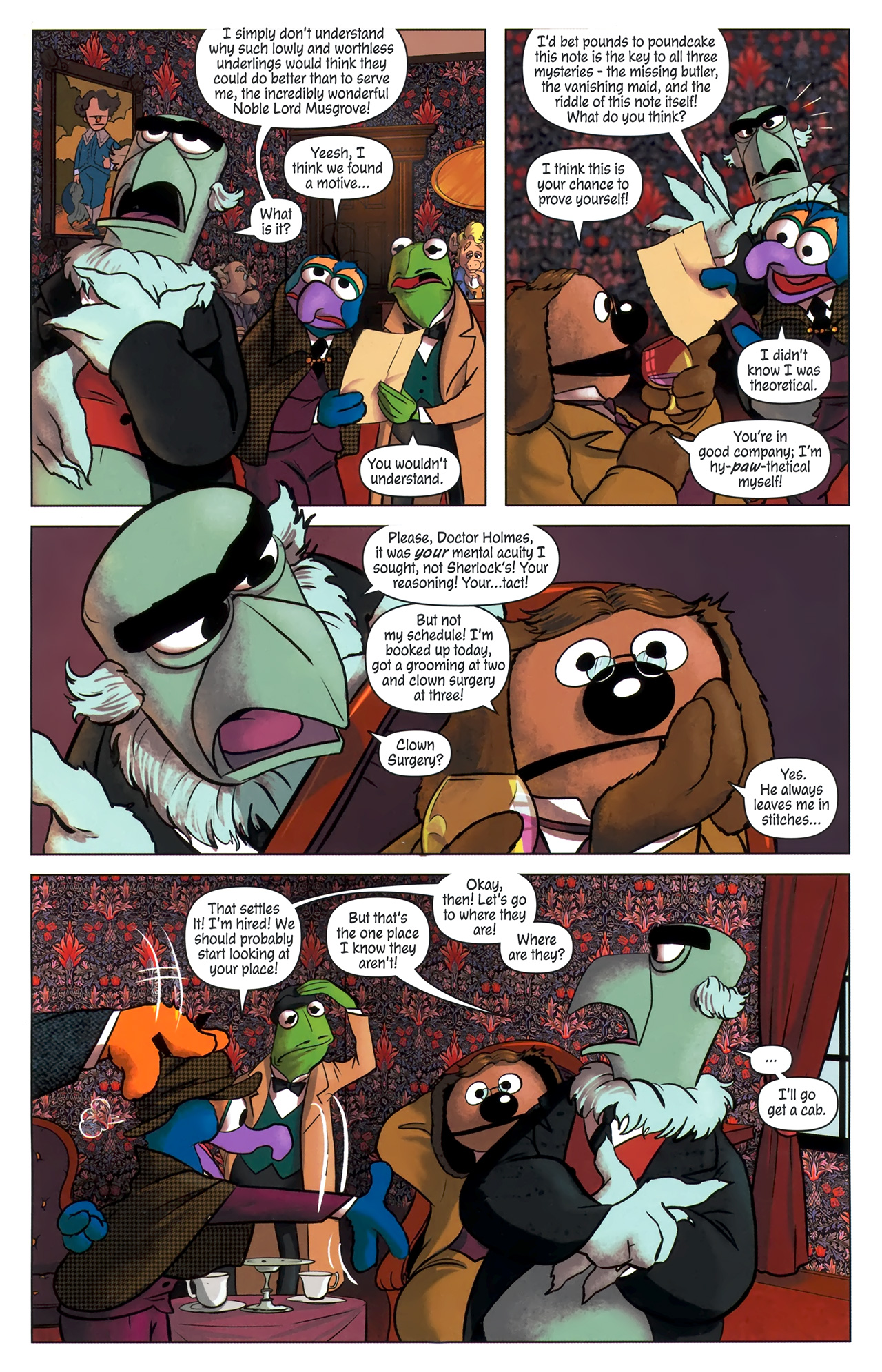 Read online Muppet Sherlock Holmes comic -  Issue #4 - 6