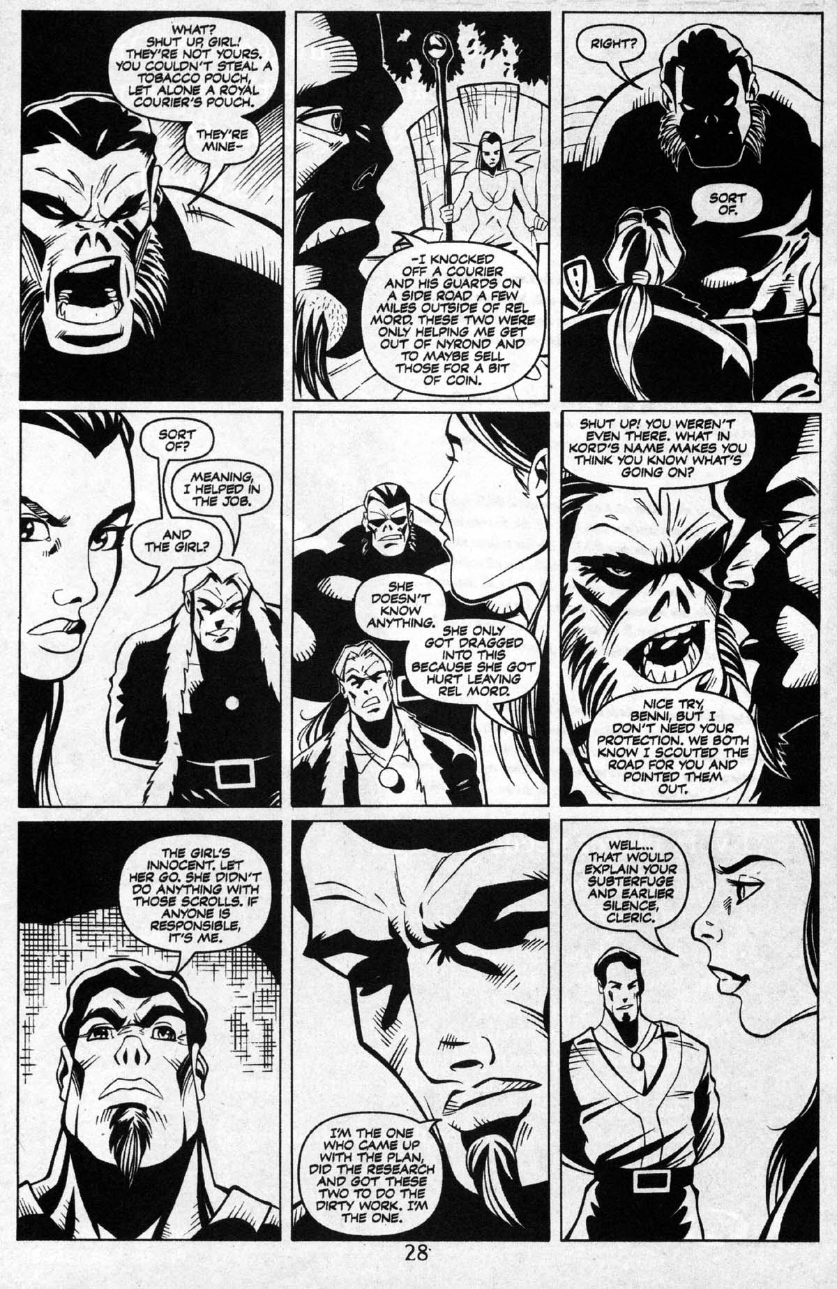 Read online Dungeons & Dragons: Black & White comic -  Issue #2 - 21