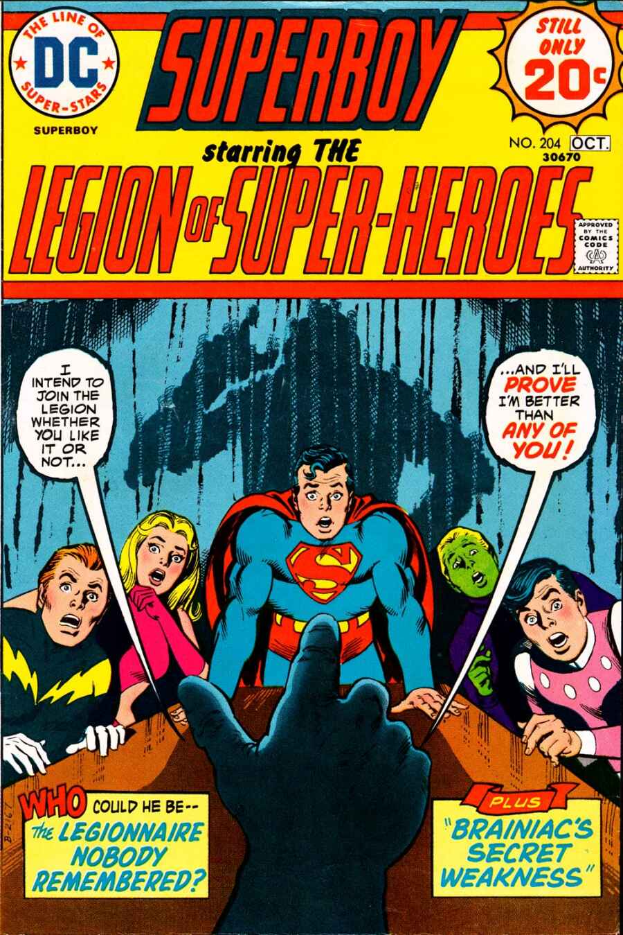 Read online Superboy (1949) comic -  Issue #204 - 1