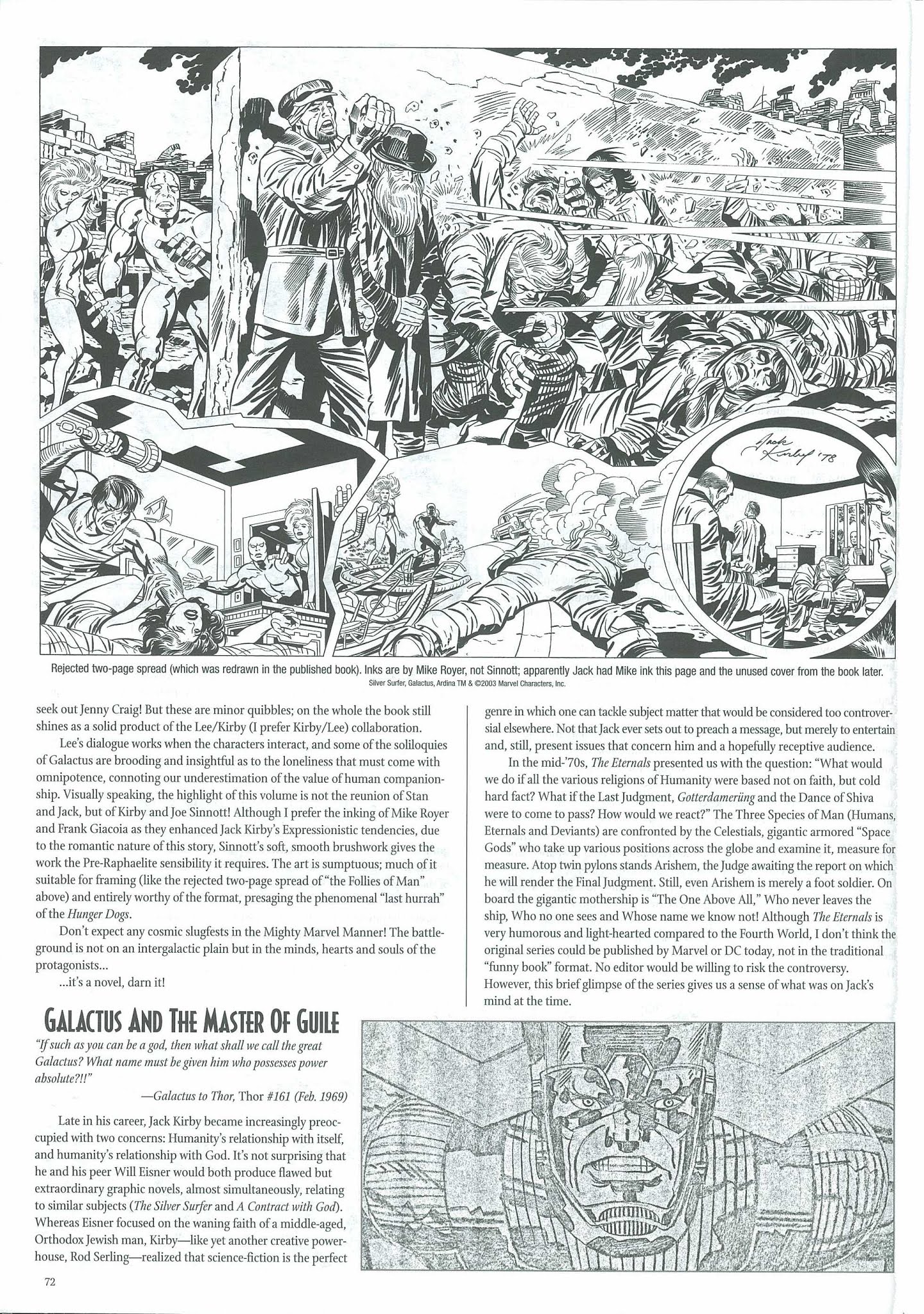 Read online The Jack Kirby Collector comic -  Issue #39 - 74