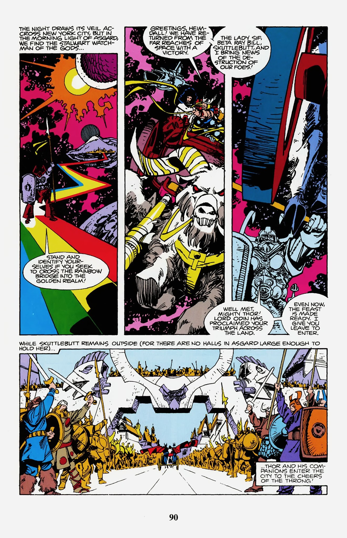 Read online Thor Visionaries: Walter Simonson comic -  Issue # TPB 1 - 92