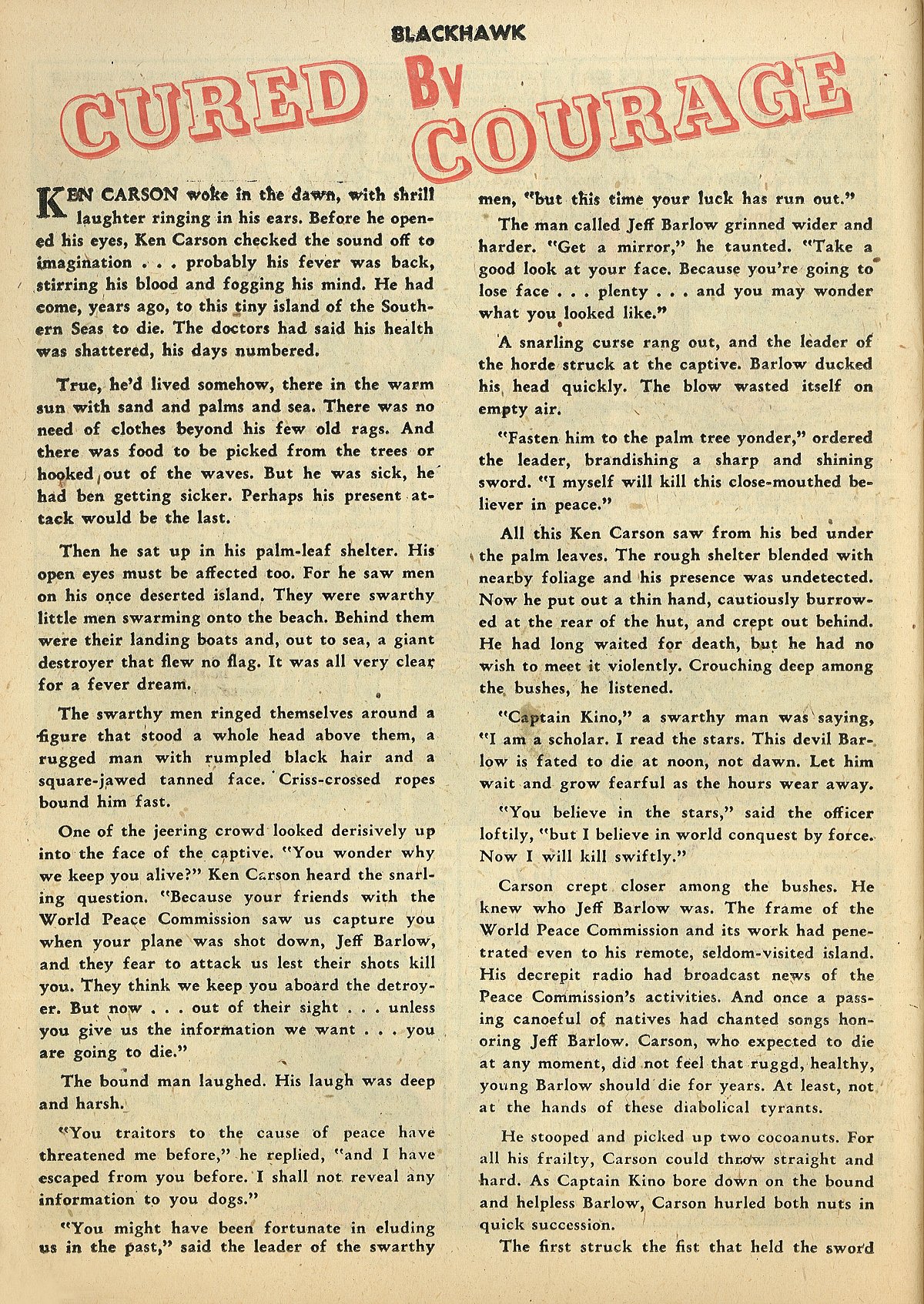 Read online Blackhawk (1957) comic -  Issue #33 - 35