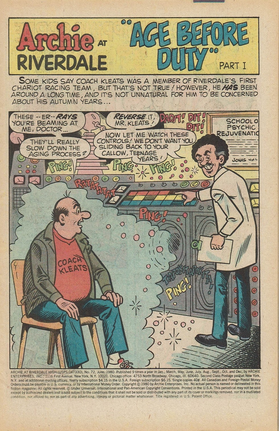 Read online Archie at Riverdale High (1972) comic -  Issue #72 - 3