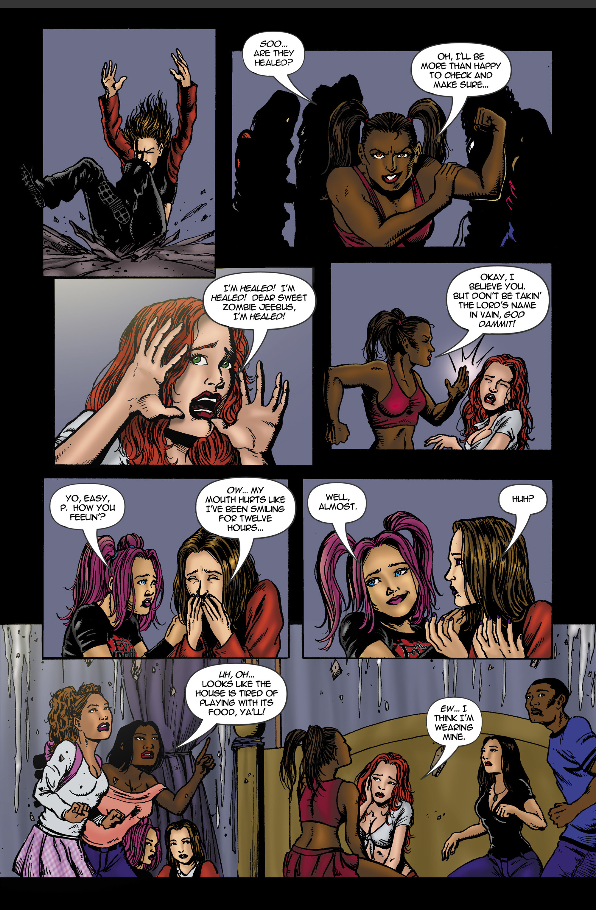 Read online Chaos Campus: Sorority Girls Vs. Zombies comic -  Issue #6 - 19