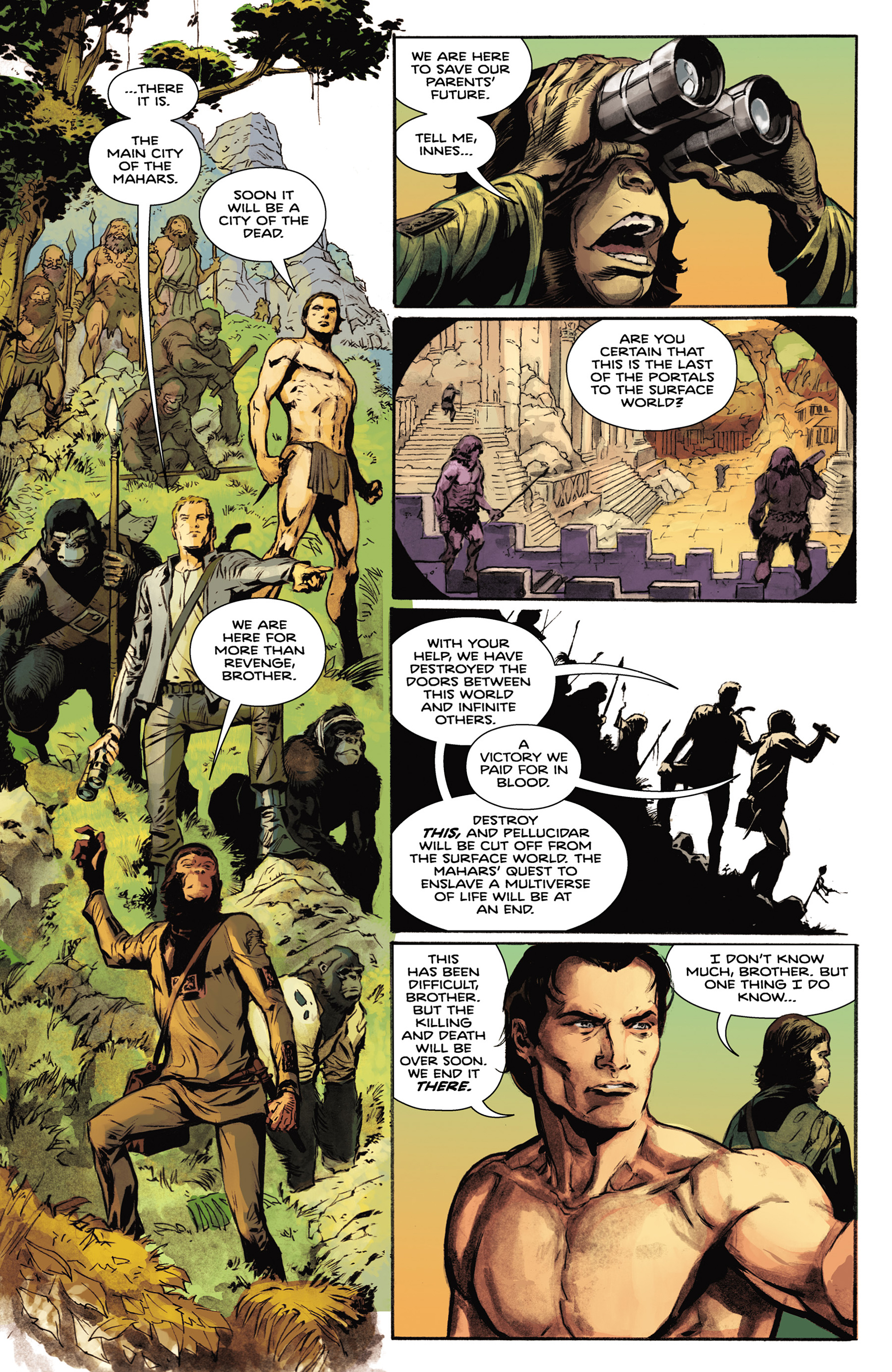 Read online Tarzan On the Planet of the Apes comic -  Issue #4 - 3