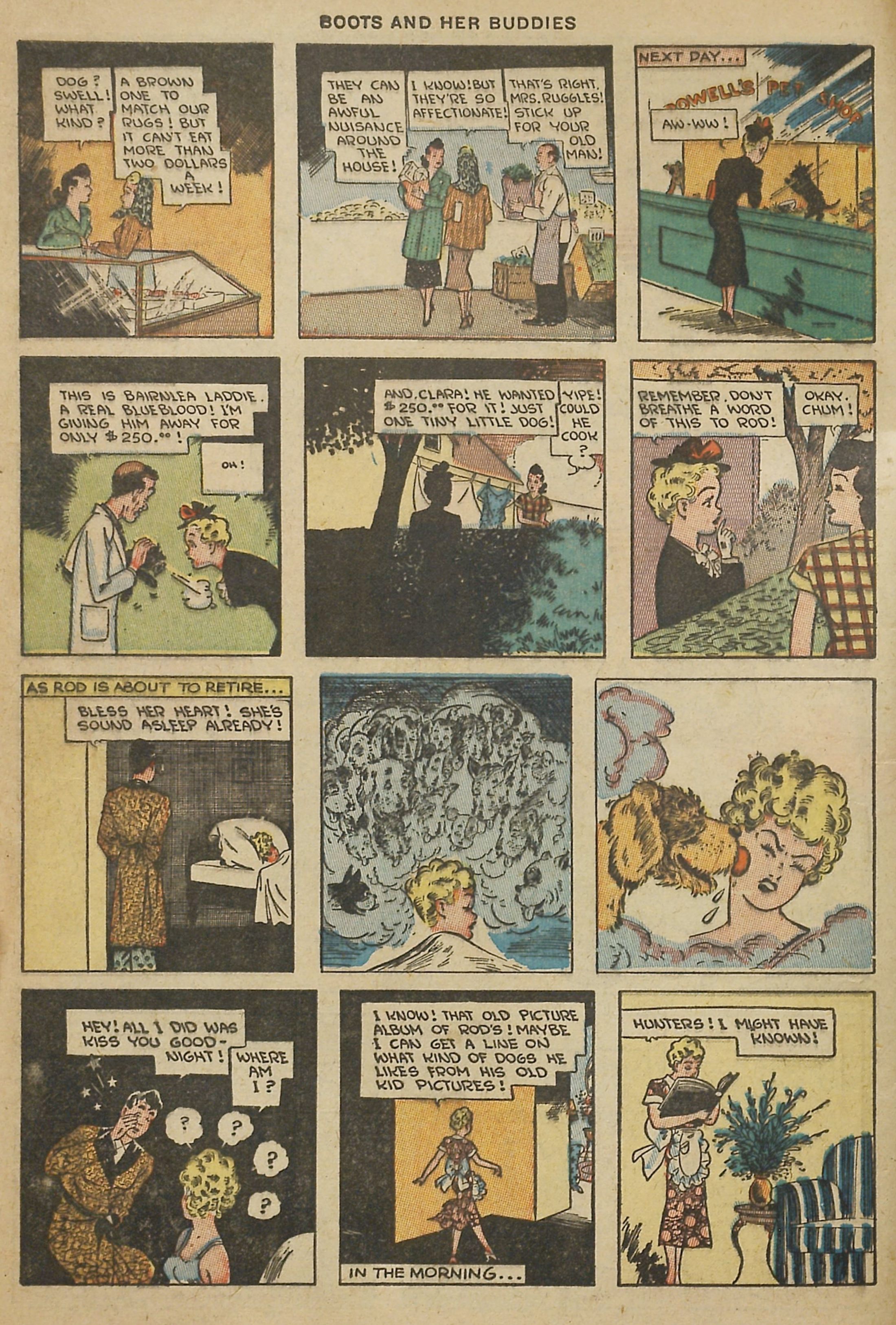 Read online Boots and Her Buddies (1948) comic -  Issue #9 - 4