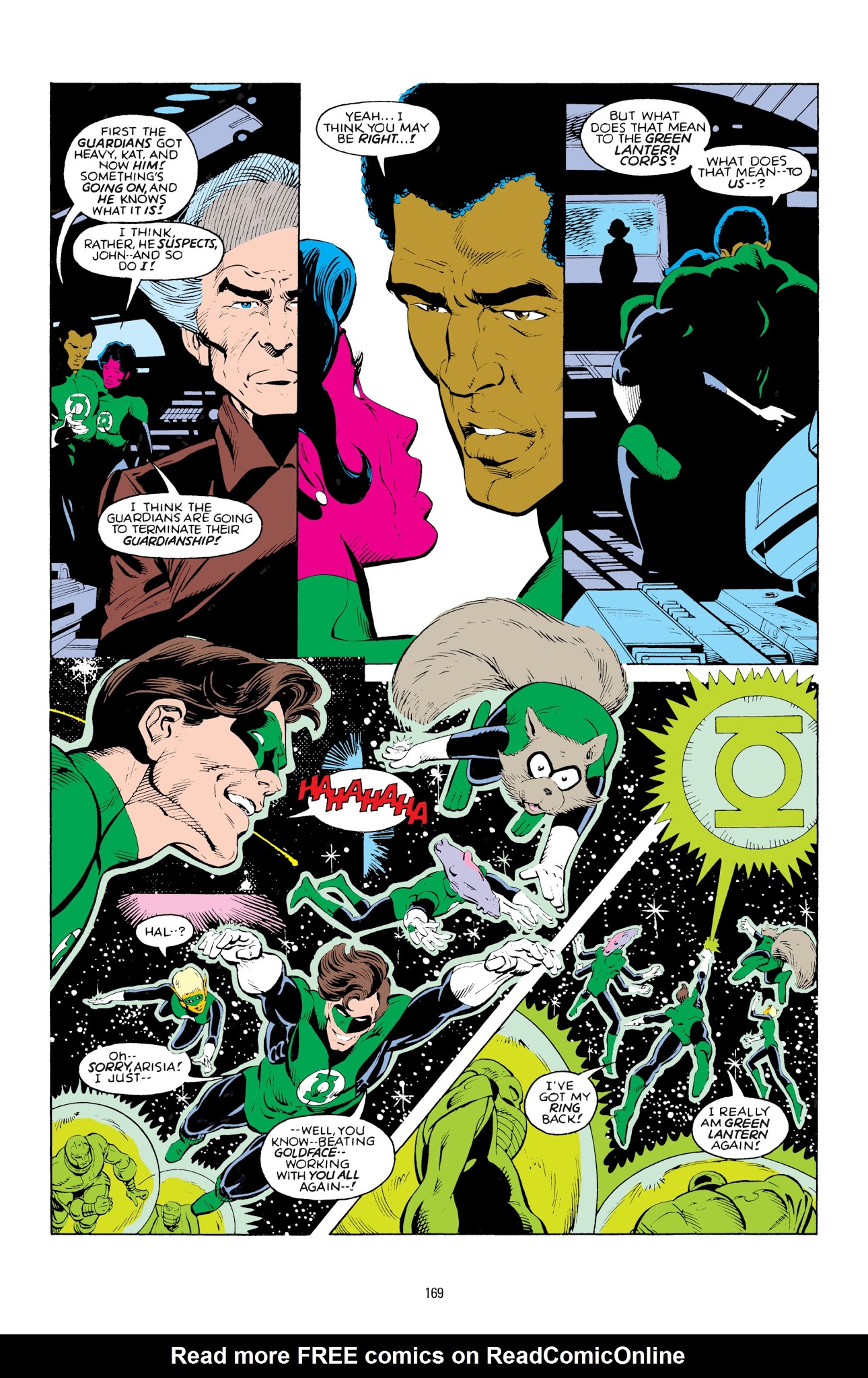 Read online Green Lantern: Sector 2814 comic -  Issue # TPB 3 - 169