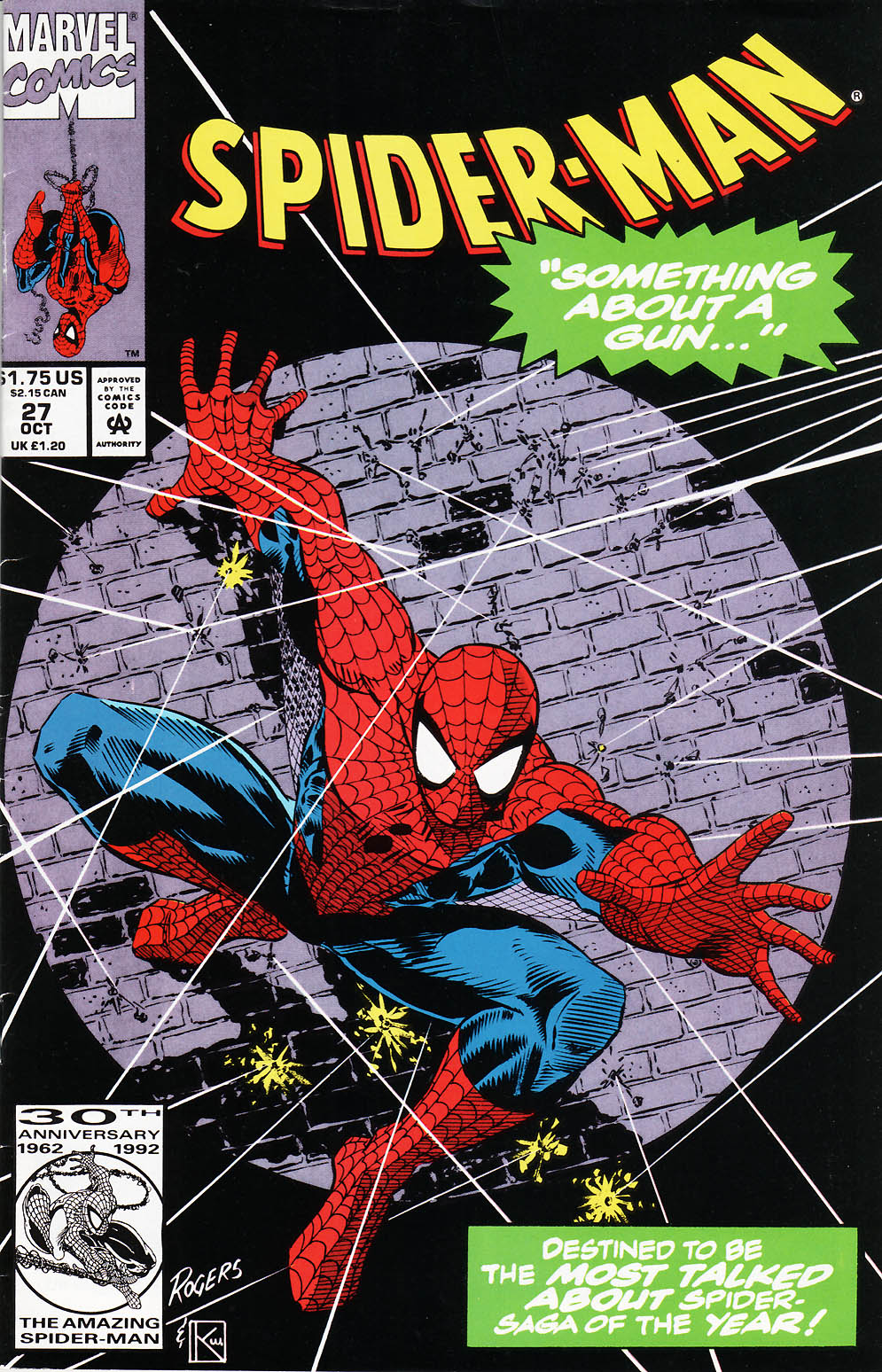 Read online Spider-Man (1990) comic -  Issue #27 - There's Something About A Gun Part 1 - 1