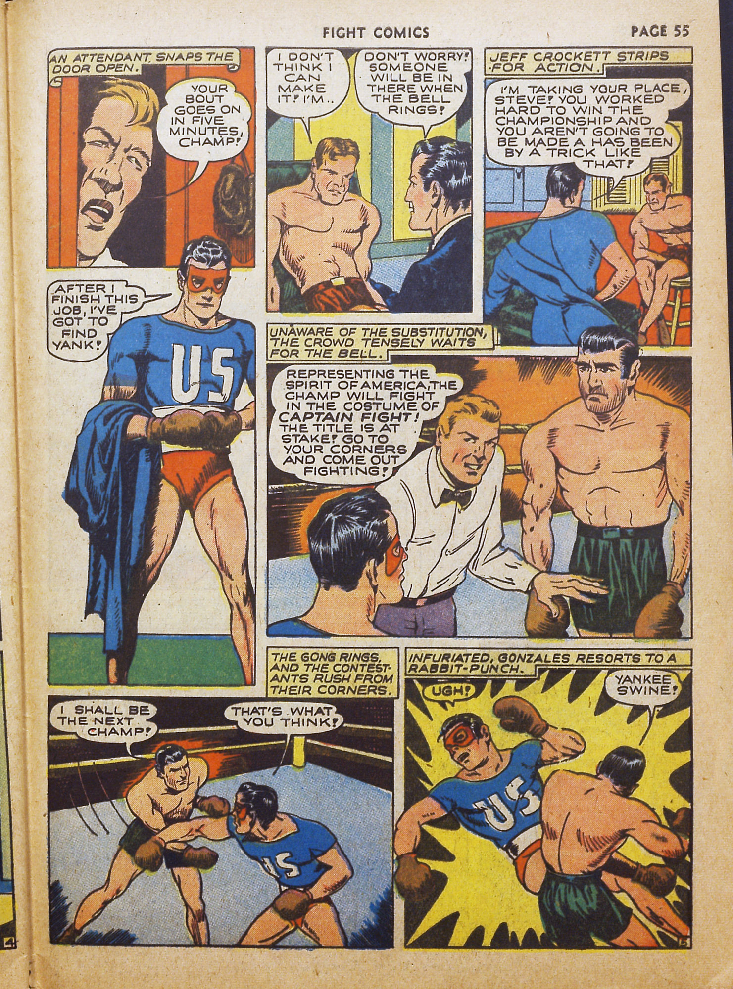 Read online Fight Comics comic -  Issue #18 - 62