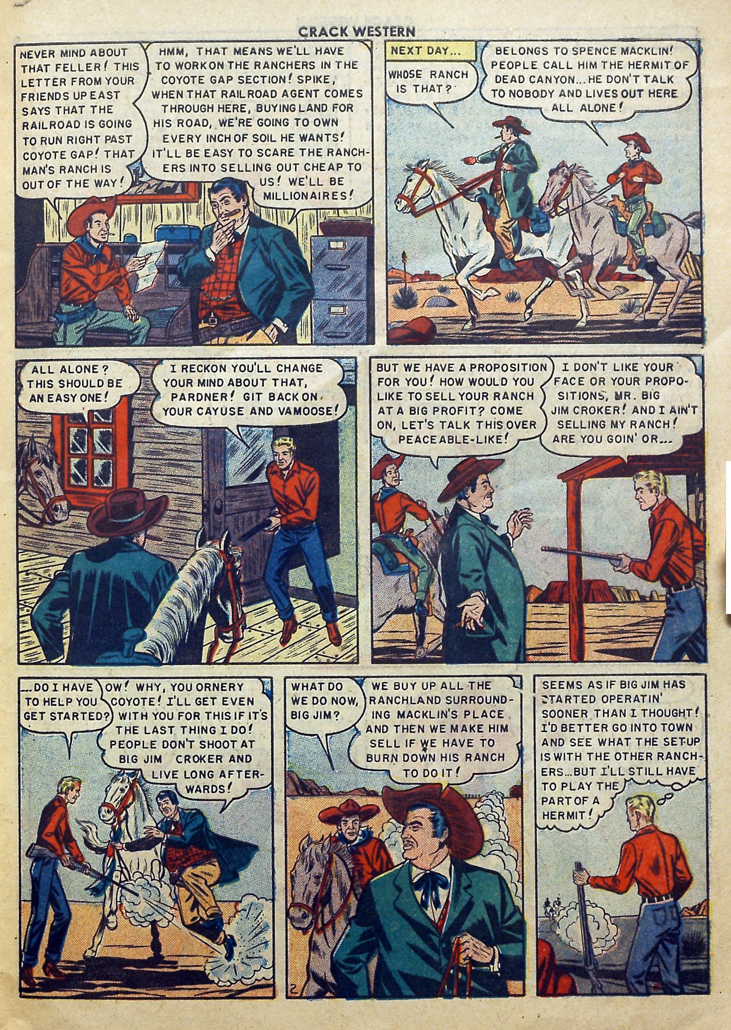 Read online Crack Western comic -  Issue #68 - 19