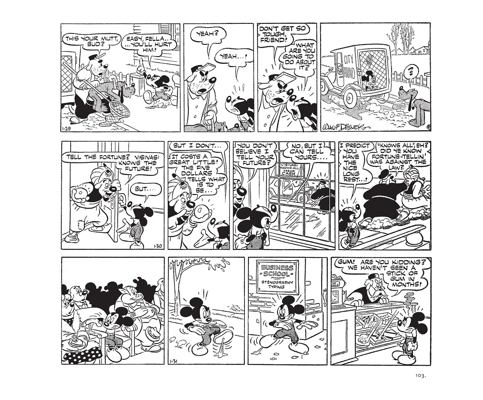 Walt Disney's Mickey Mouse by Floyd Gottfredson issue TPB 8 (Part 2) - Page 3