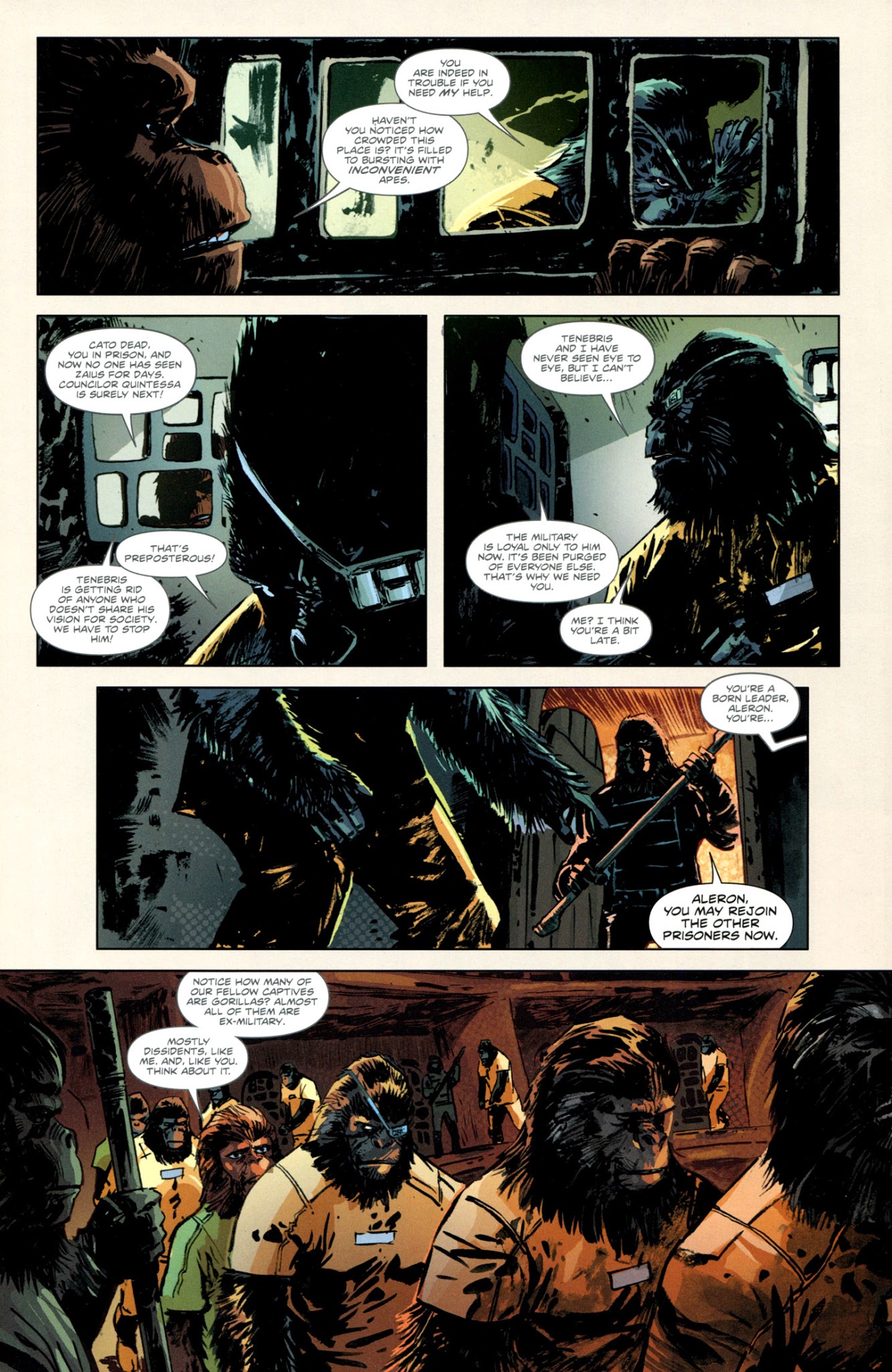 Read online Betrayal of the Planet of the Apes comic -  Issue #3 - 10