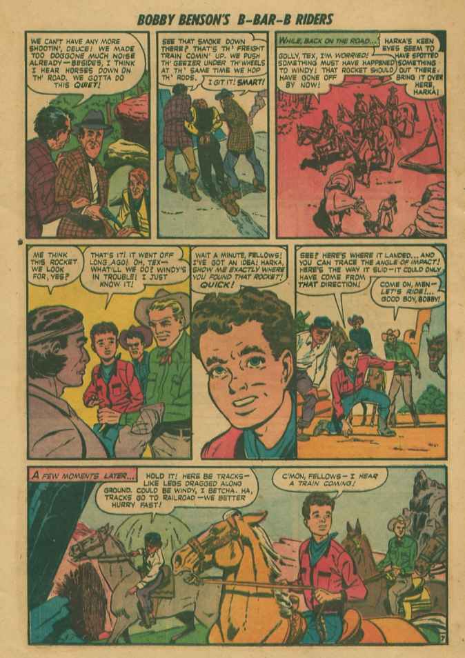 Read online Bobby Benson's B-Bar-B Riders comic -  Issue #1 - 9
