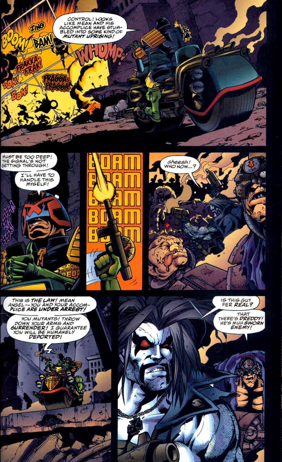 Read online Lobo/Judge Dredd: Psycho Bikers vs. the Mutants From Hell comic -  Issue # Full - 33