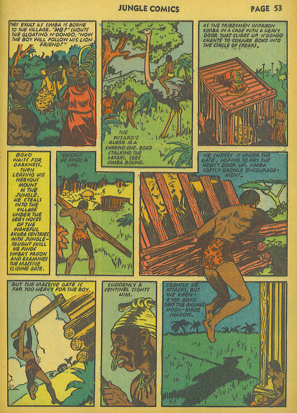 Read online Jungle Comics comic -  Issue #30 - 57