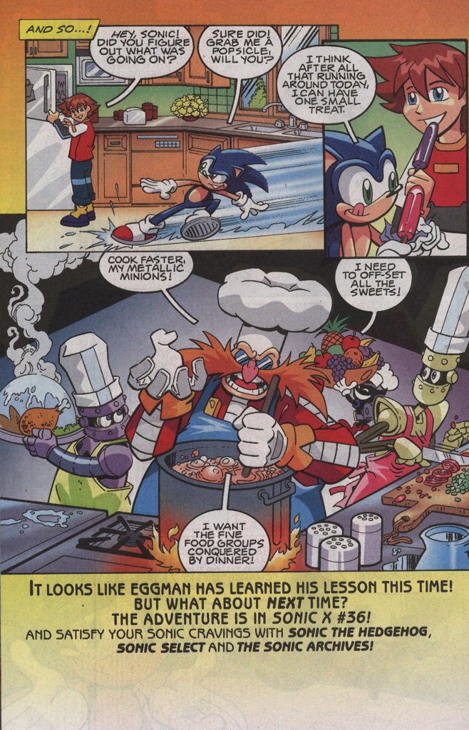 Read online Sonic X comic -  Issue #35 - 32