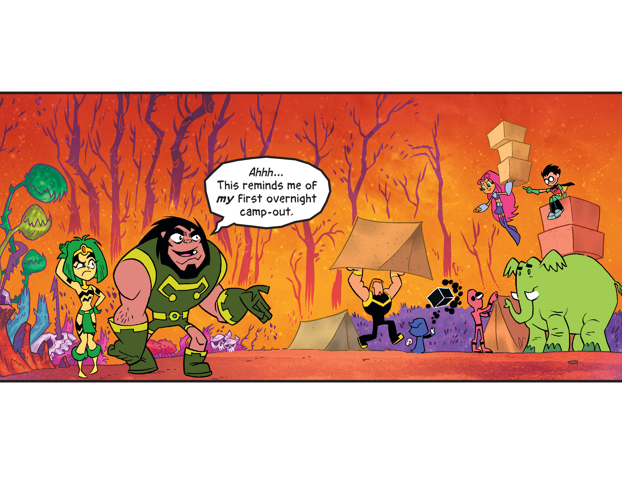 Read online Teen Titans Go! To Camp comic -  Issue #9 - 4