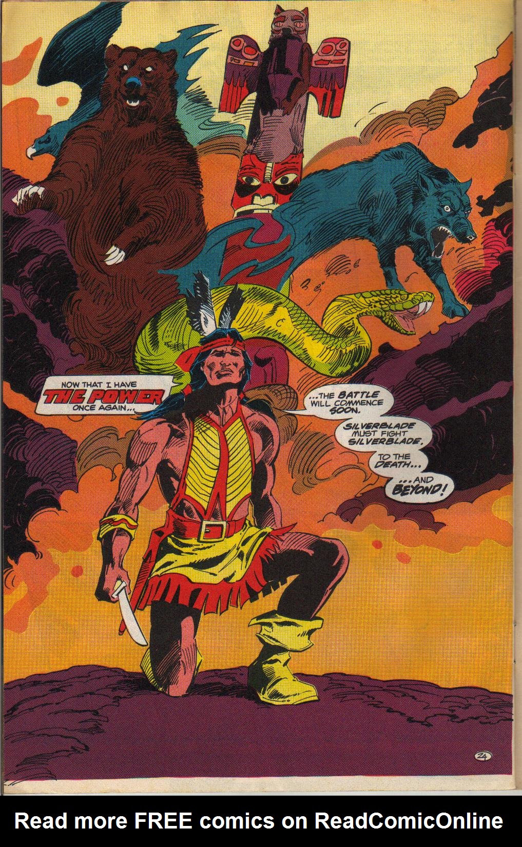 Read online Silverblade comic -  Issue #4 - 25